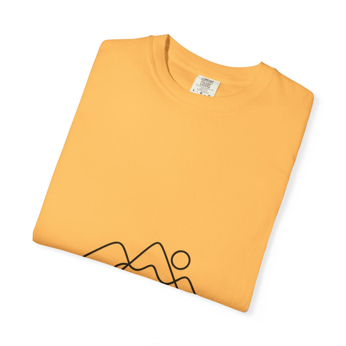 Line Art Mountain Range T-Shirt