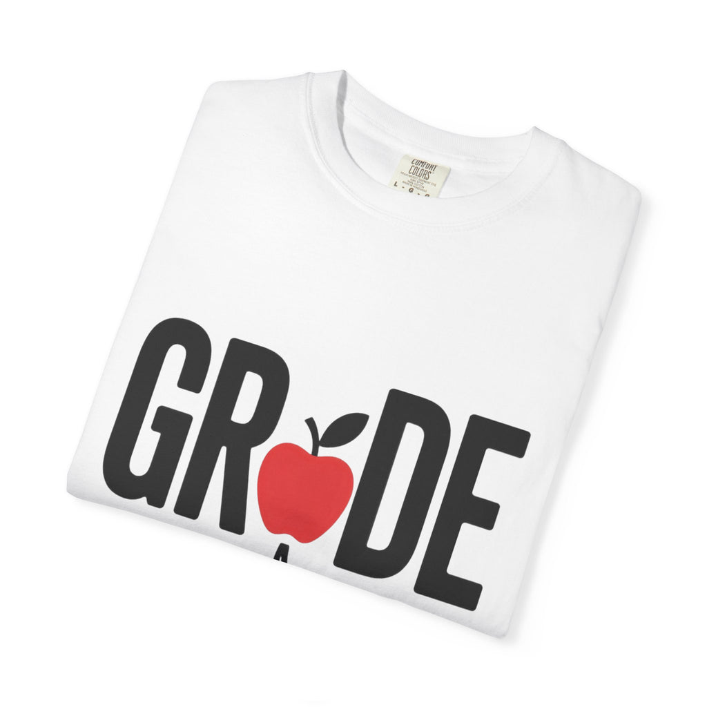 Grade A Teacher Shirt, Funny Apple Teacher T-Shirt, Cute Teacher Appreciation Gift, Back to School Tee for Teacher