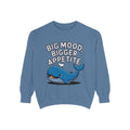 Big Mood Whale Sweatshirt, Funny Whale Snack Crewneck, Cute Cartoon Whale Lover Gift, Big Appetite Sweatshirt