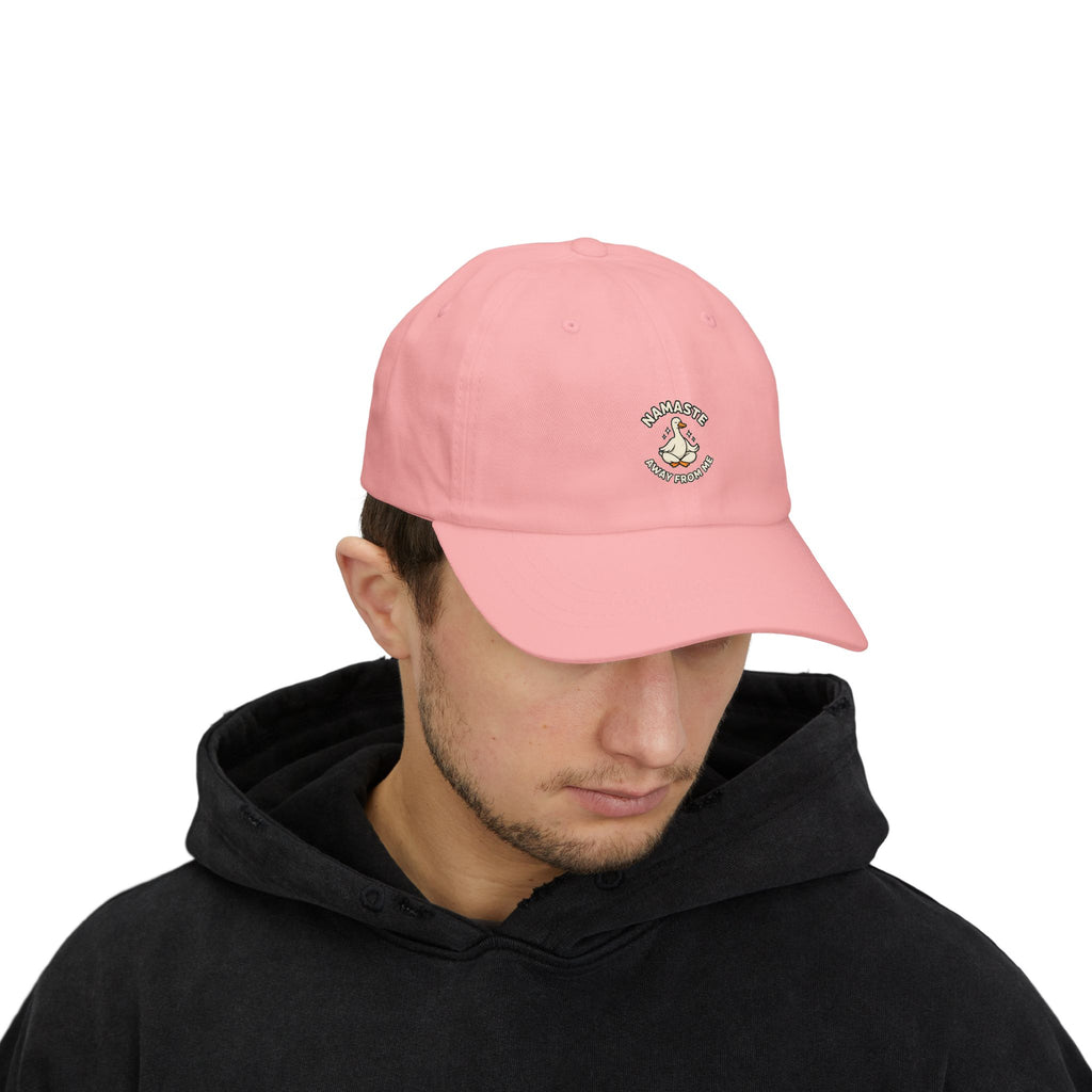 Dad Cap — "Namaste Bitches" Yoga Hand Gesture Embroidered Hat