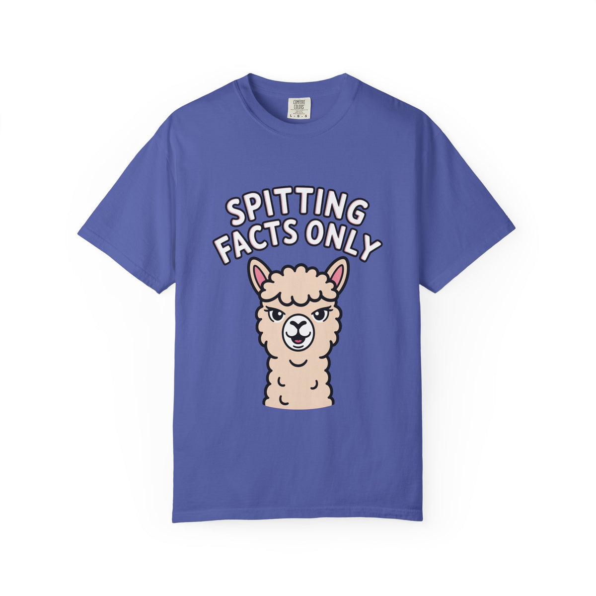 Funny Alpaca Shirt, Spitting Facts Only T-Shirt, Sassy Alpaca Tee, Cute Alpaca Lover Gift, Funny Animal Graphic Shirt