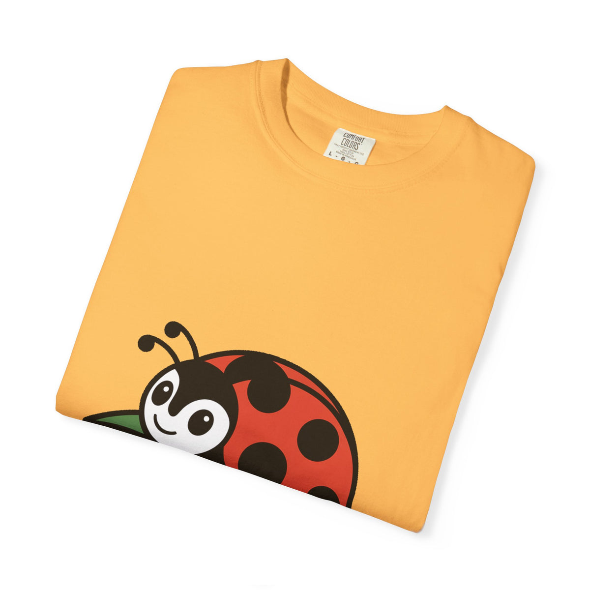 Cute Ladybug T-Shirt, Ladybug On A Leaf Shirt, Garden Bug Lover Gift, Nature Insect Graphic Tee, Kids Ladybug Shirt