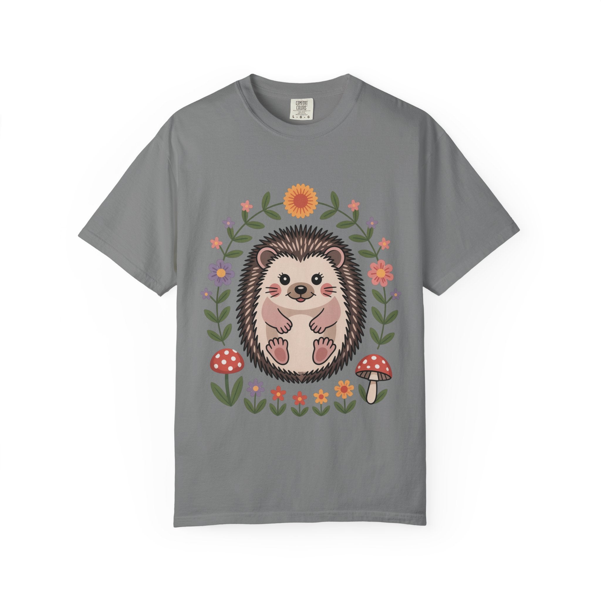 Floral Hedgehog T-Shirt