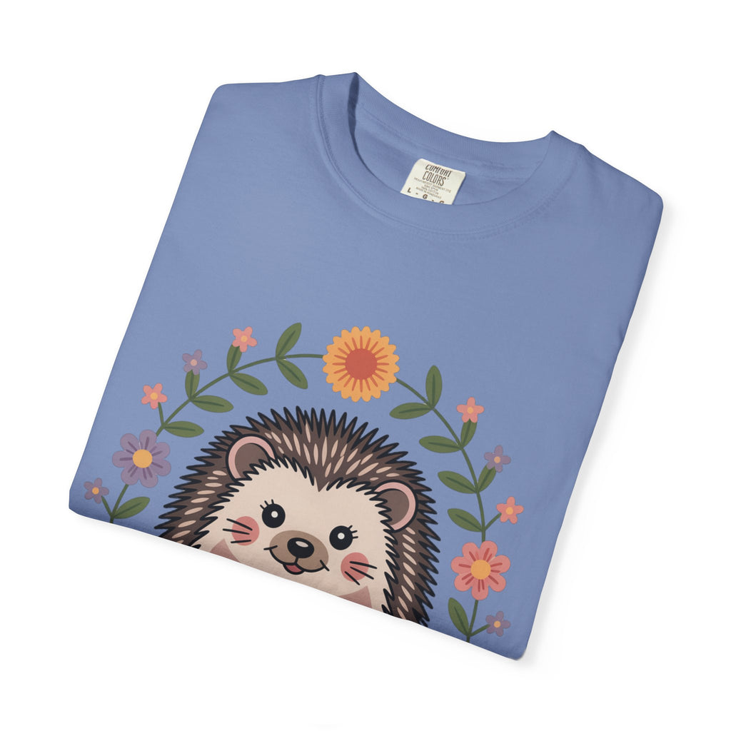 Floral Hedgehog T-Shirt