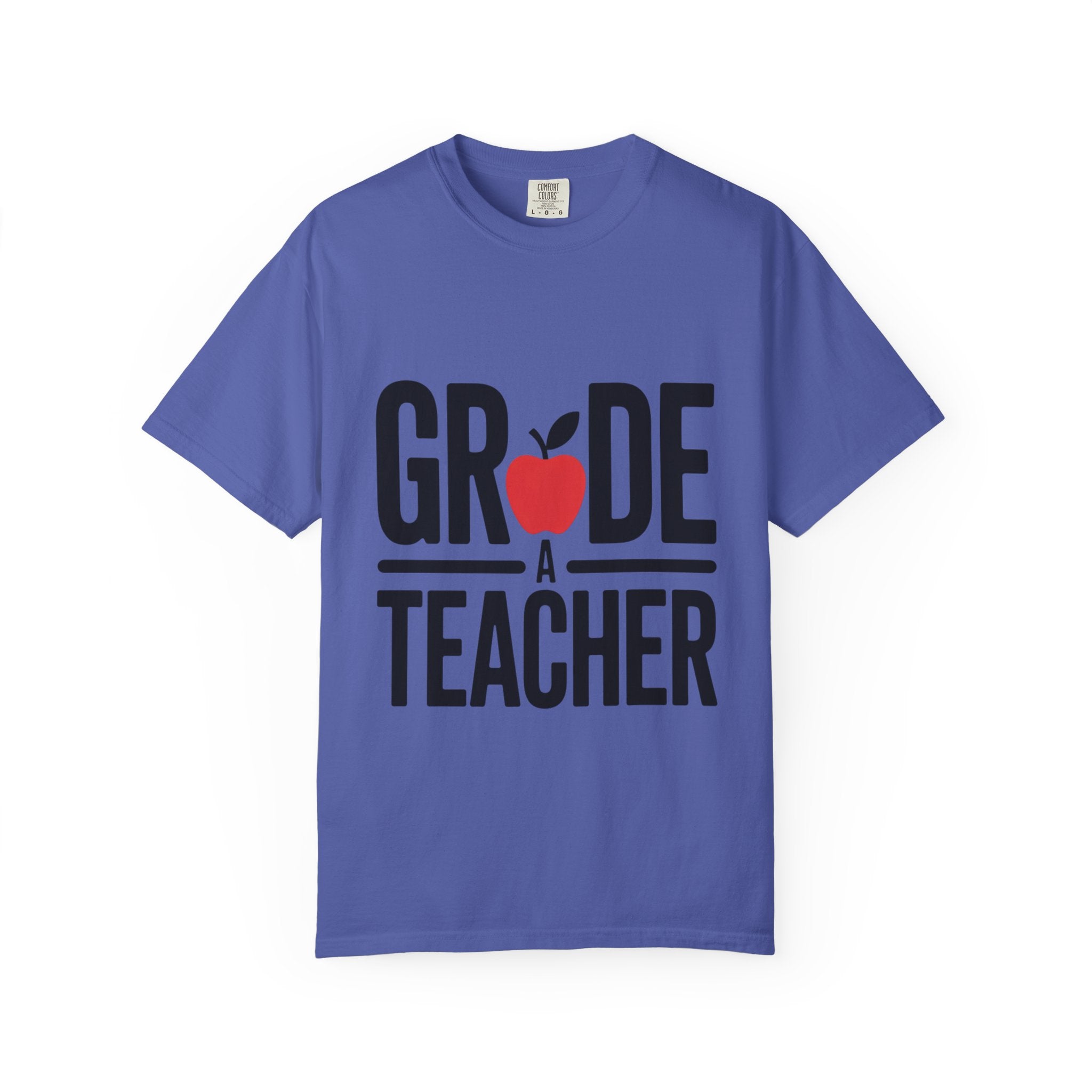 Grade A Teacher Shirt, Funny Apple Teacher T-Shirt, Cute Teacher Appreciation Gift, Back to School Tee for Teacher
