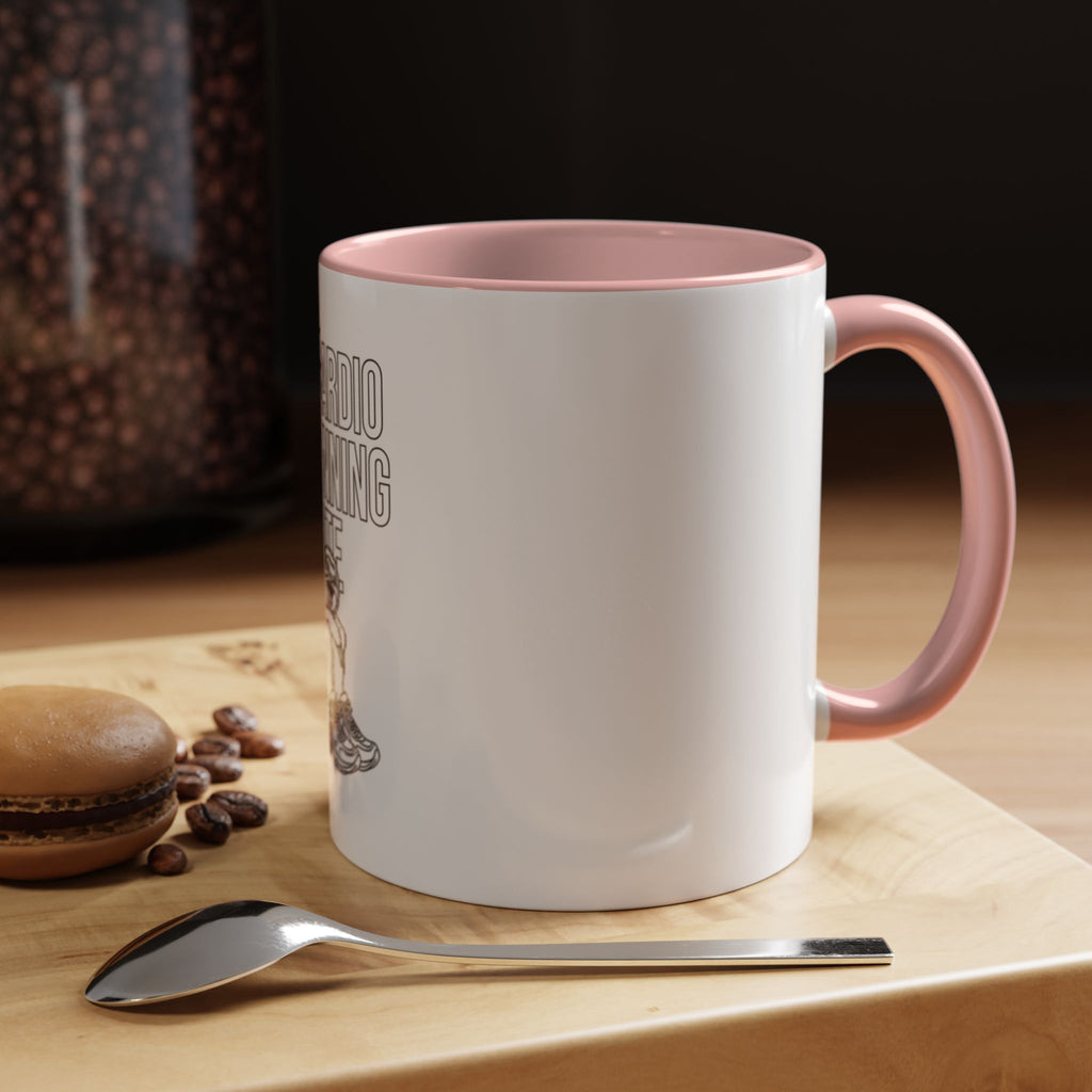 Coffee Mug — "My Cardio Is Running Late" Lazy Sloth Funny Gift