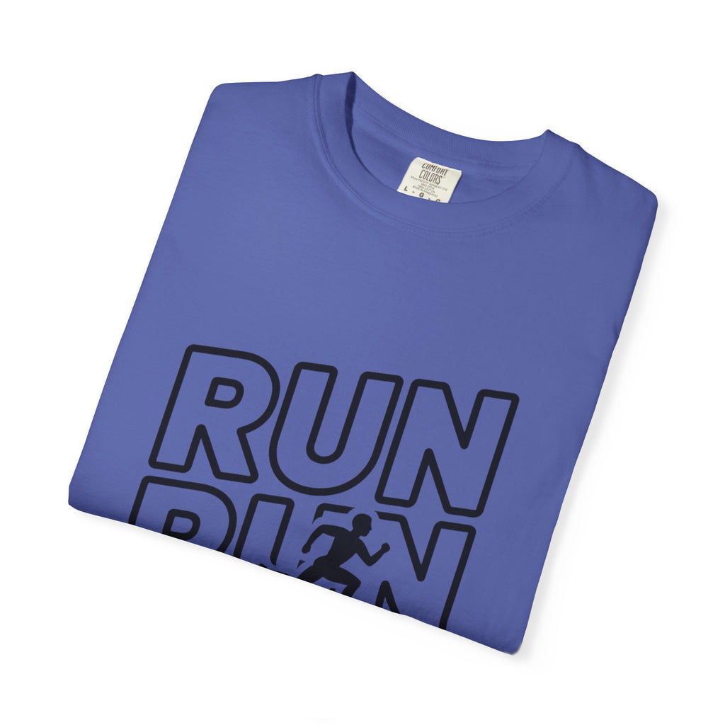 Run Run Run Typography T-Shirt