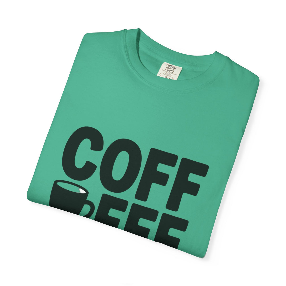 Coffee First Typography T-Shirt