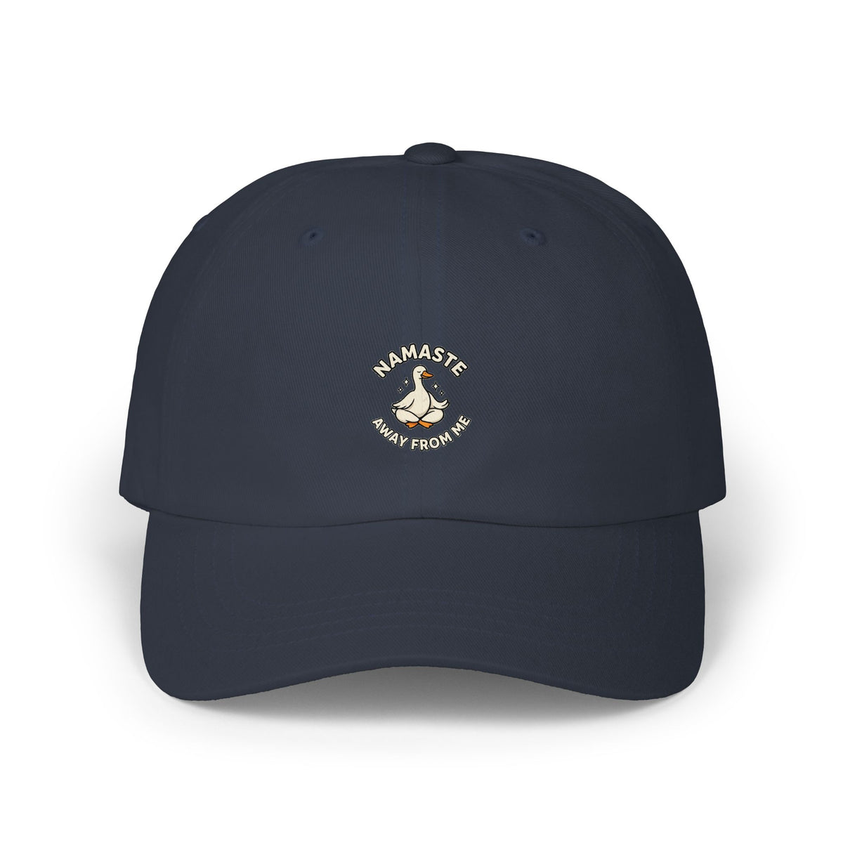 Dad Cap — "Namaste Bitches" Yoga Hand Gesture Embroidered Hat