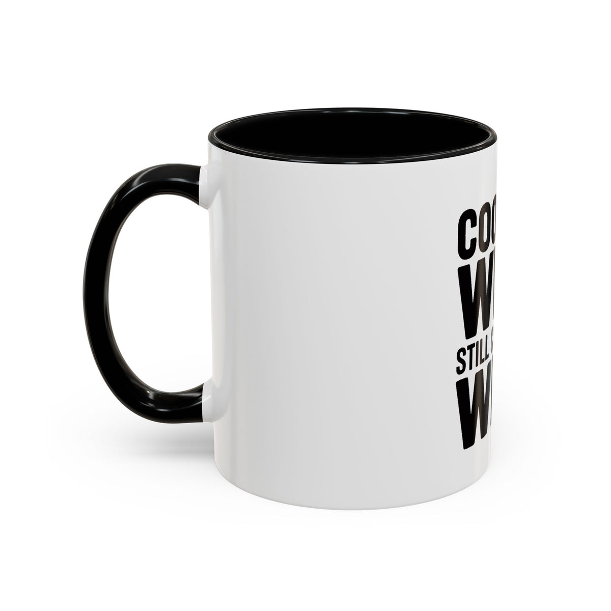 Cooking Wine Still Counts Mug, Funny Wine Lover Gift, Sarcastic Kitchen Mug, Bold Typography Coffee Cup, Gift for Wine Mom