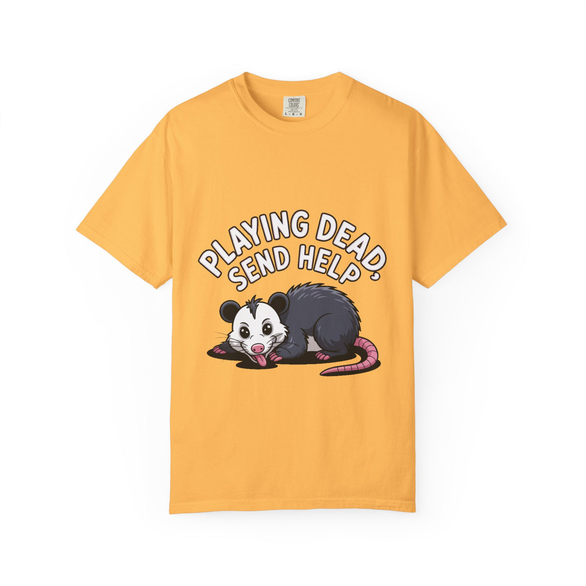 Funny Opossum Shirt, Playing Dead Send Help T-Shirt, Cute Possum Lover Gift, Sarcastic Animal Tee