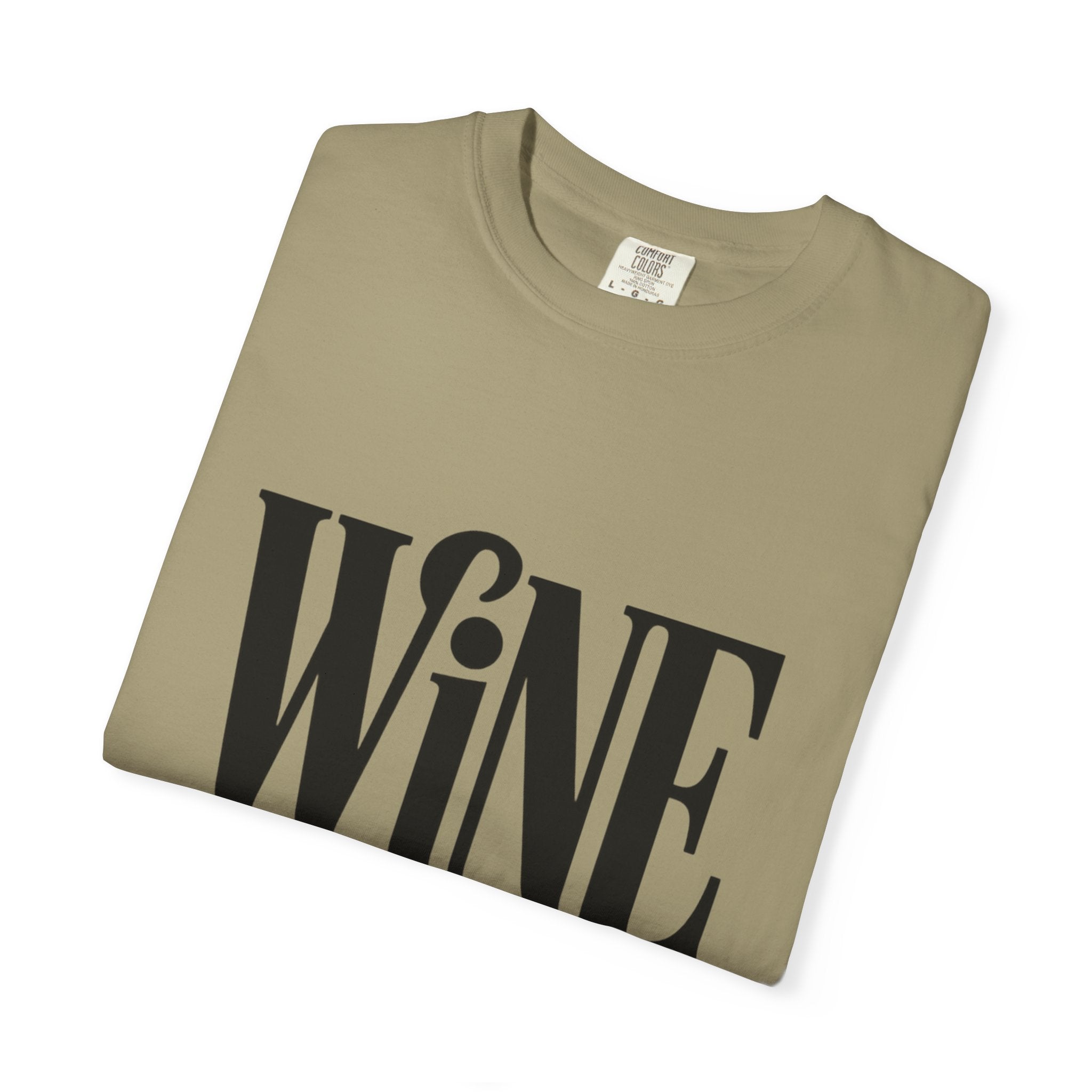 Wine O'Clock Shirt, Funny Wine Lover T-Shirt, Bold Typography Wine Glass Tee, Cute Gift for Wine Drinker