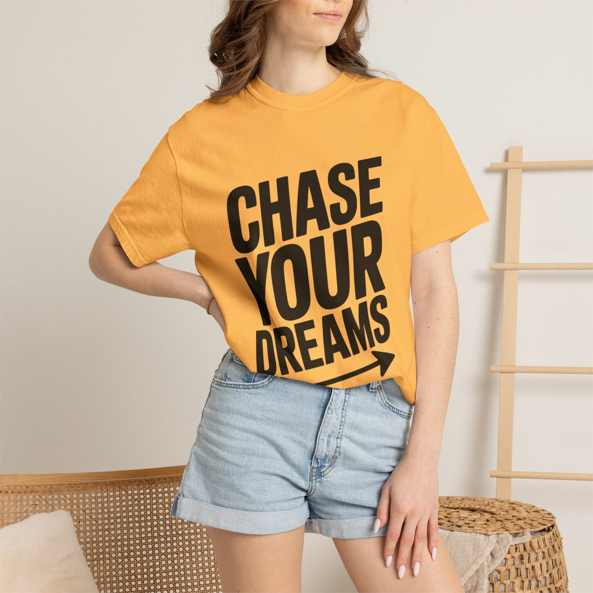 Chase Your Dreams Typography T-Shirt
