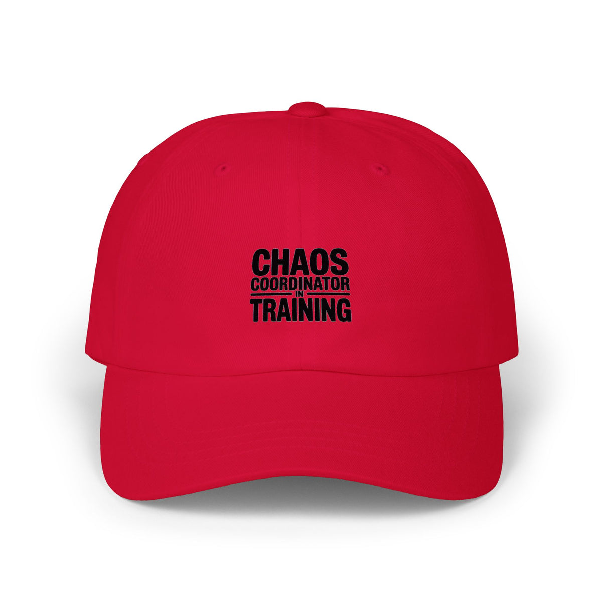Chaos Coordinator In Training Dad Cap, Funny Embroidered Hat, Mom Life Cap, Sarcastic Gift for Parents, Unstructured Baseball Cap