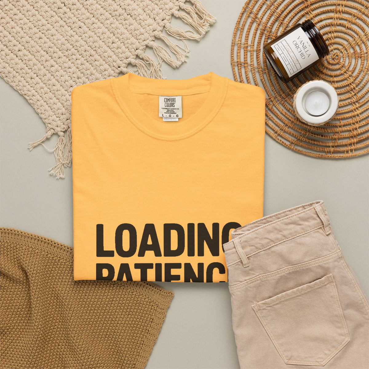Loading Patience Please Wait T-Shirt, Funny Sarcastic Quote Tee, Minimalist Typography Shirt, Gift for Introvert