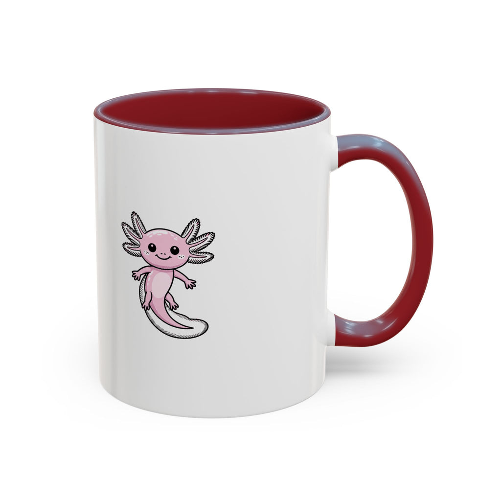 Cute Axolotl Mug, Smiling Axolotl Coffee Cup, Kawaii Axolotl Gift, Cute Animal Lover Mug, Aquatic Pet Mug for Her