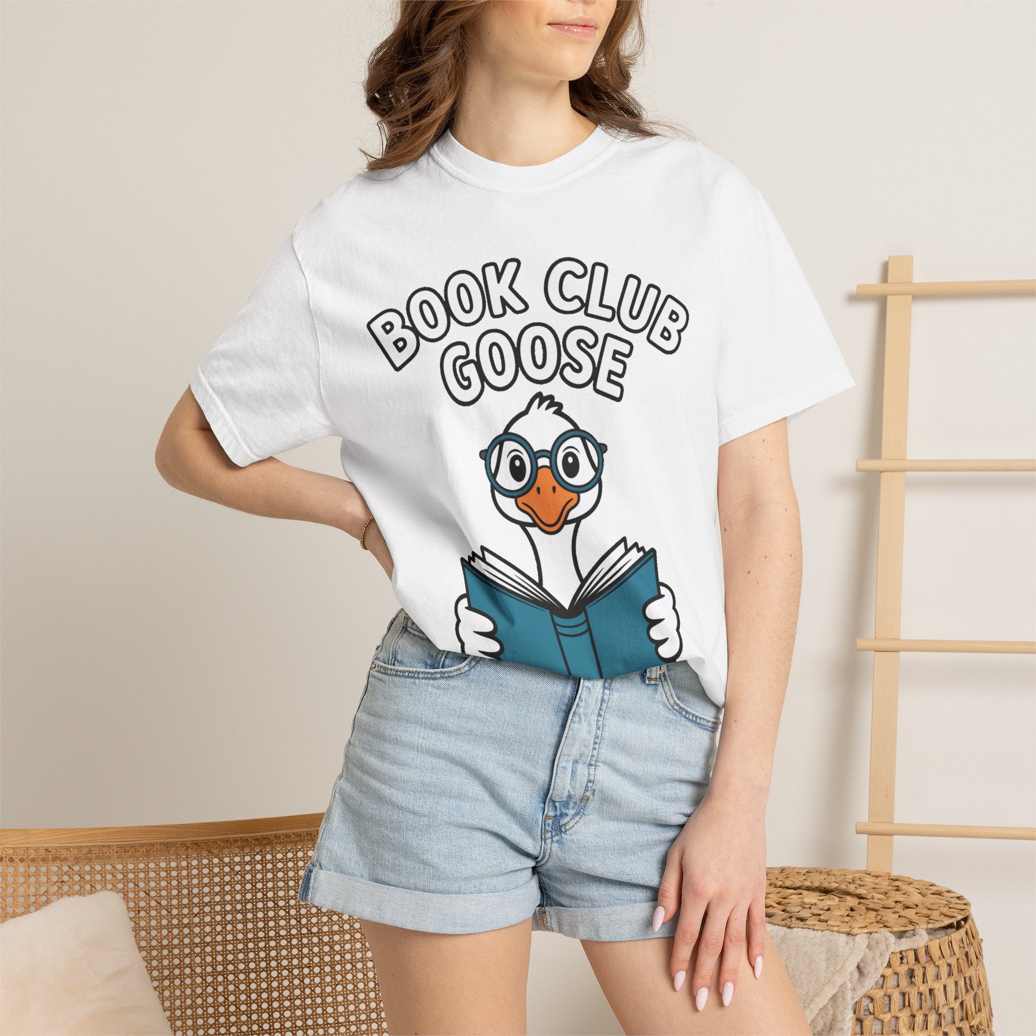 Book Club Goose Shirt, Funny Reading Goose T-Shirt, Bookworm Gift, Cute Bookish Goose Tee, Librarian Gift for Book Lovers
