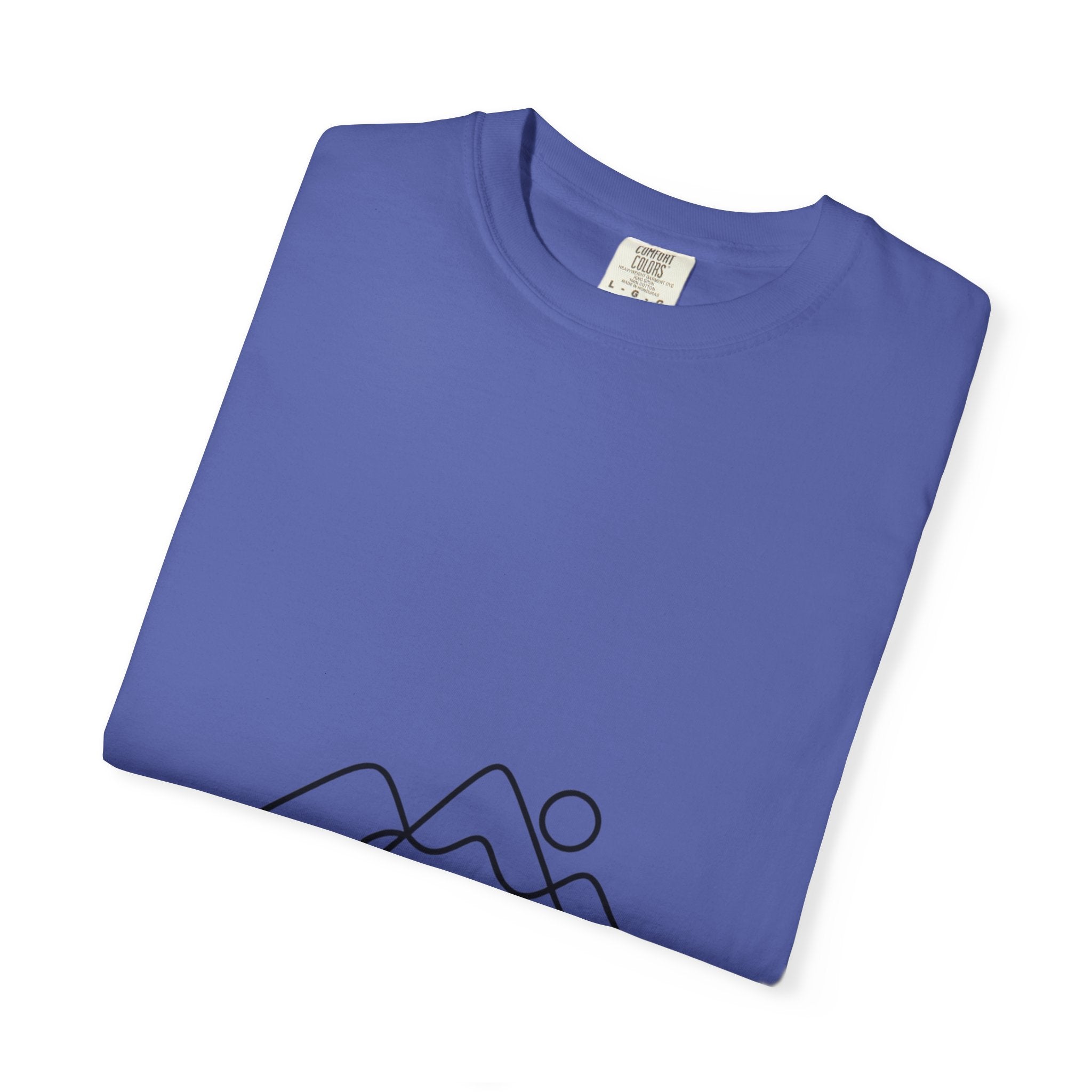 Line Art Mountain Range T-Shirt