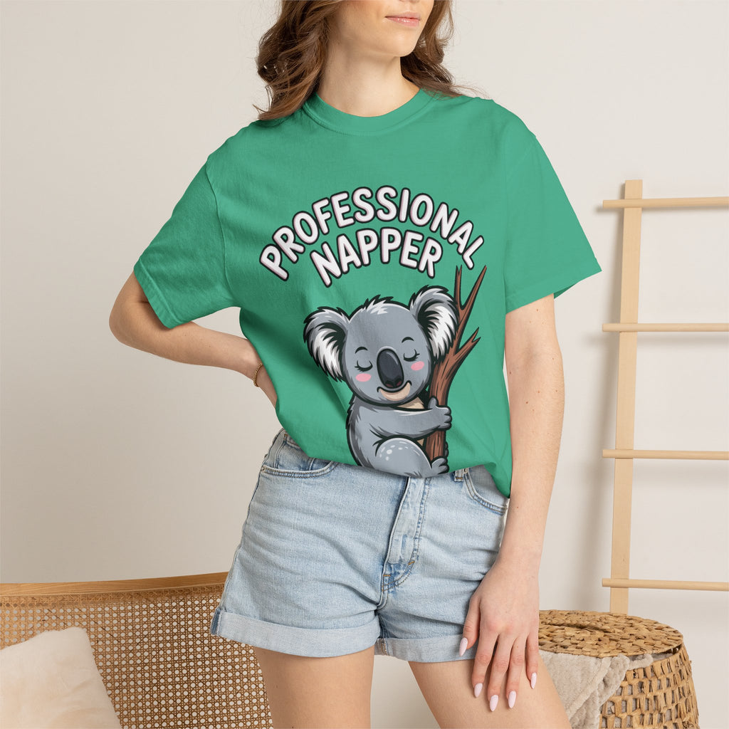 Professional Napper Koala Shirt, Funny Koala T-Shirt, Cute Sleepy Animal Tee, Nap Lover Gift, Cozy Koala Graphic Tee