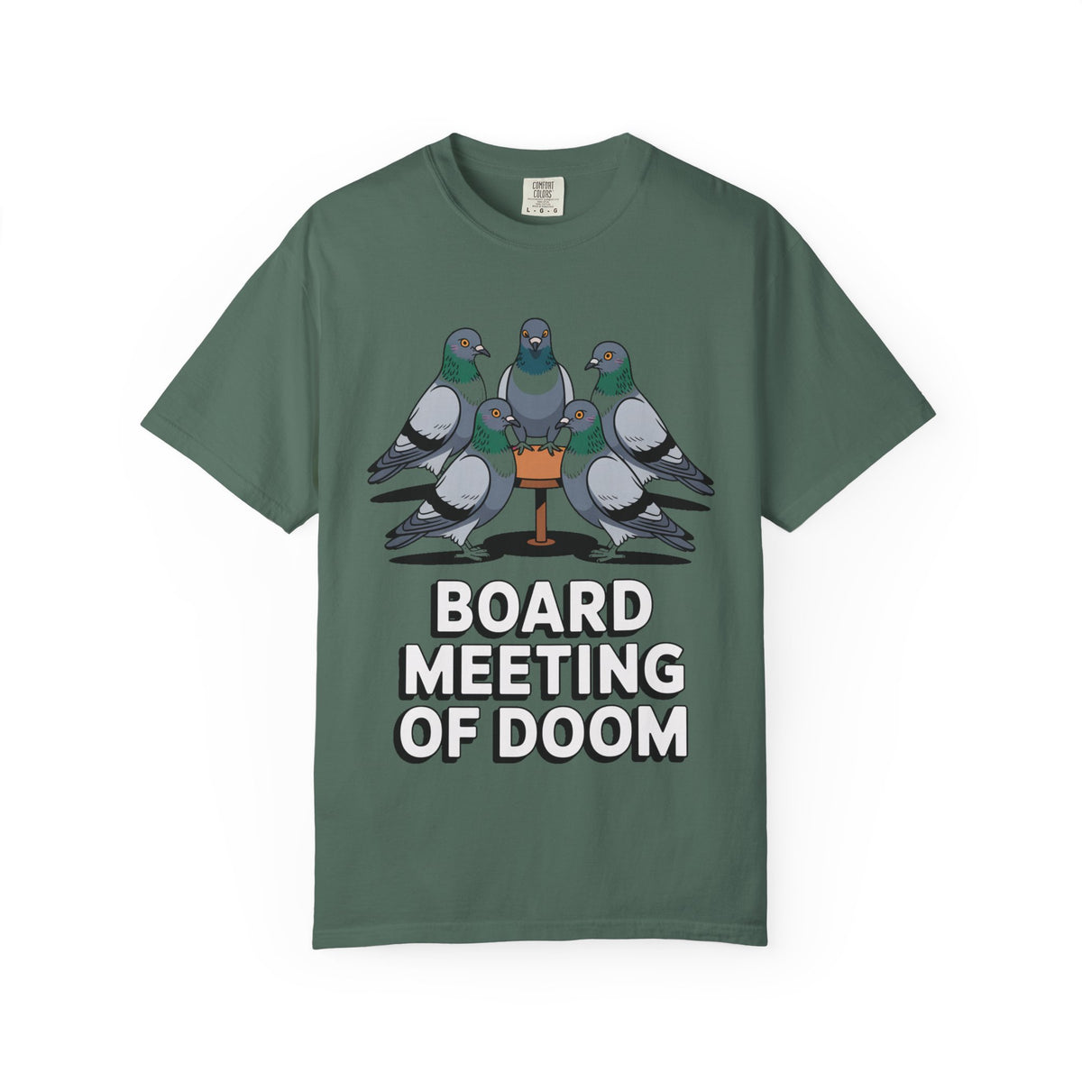 Funny Pigeon Shirt, Board Meeting Of Doom T-Shirt, Office Bird Gift, Funny Coworker Shirt, Sarcastic Work Meme Tee