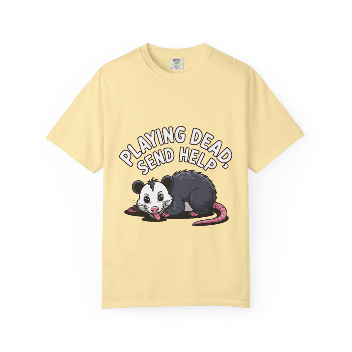 Funny Opossum Shirt, Playing Dead Send Help T-Shirt, Cute Possum Lover Gift, Sarcastic Animal Tee