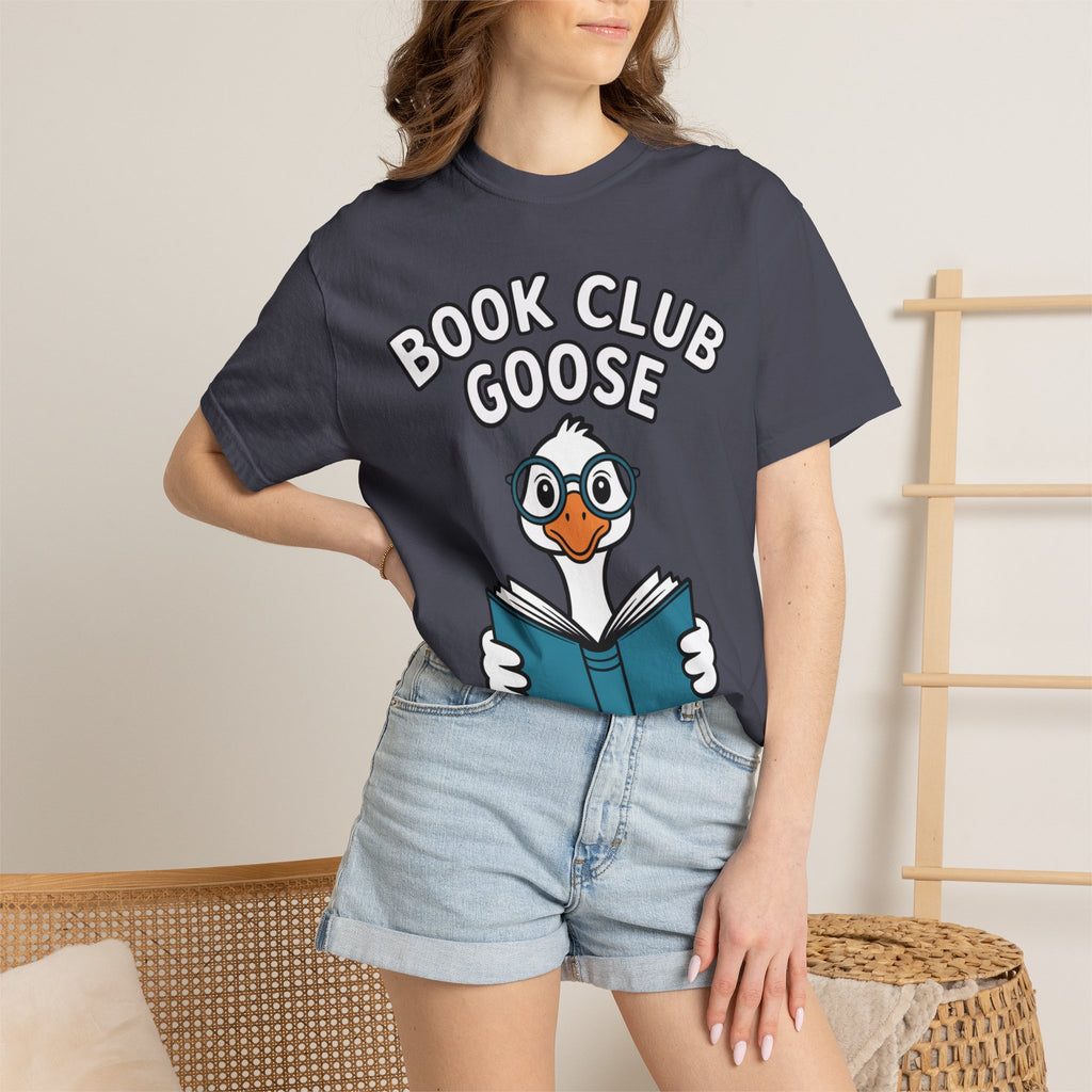 Book Club Goose Shirt, Funny Reading Goose T-Shirt, Bookworm Gift, Cute Bookish Goose Tee, Librarian Gift for Book Lovers