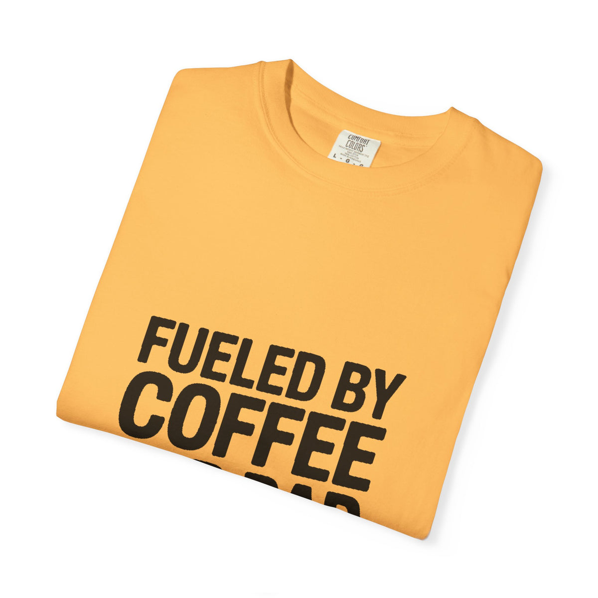 Fueled By Coffee And Bad Decisions Shirt, Funny Coffee Lover Tee, Sarcastic Quote T-Shirt, Bold Typography Graphic Tee