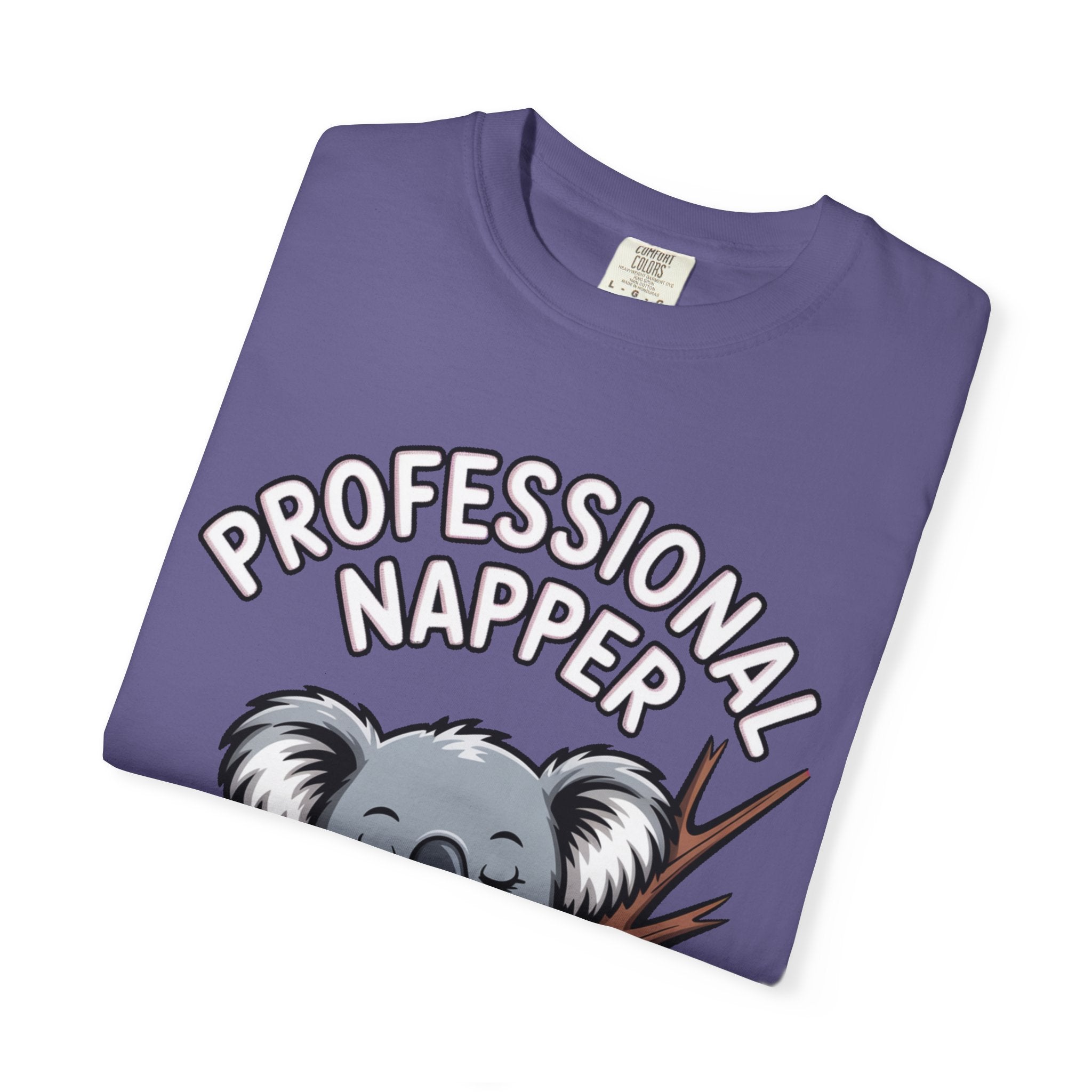 Professional Napper Koala Shirt, Funny Koala T-Shirt, Cute Sleepy Animal Tee, Nap Lover Gift, Cozy Koala Graphic Tee