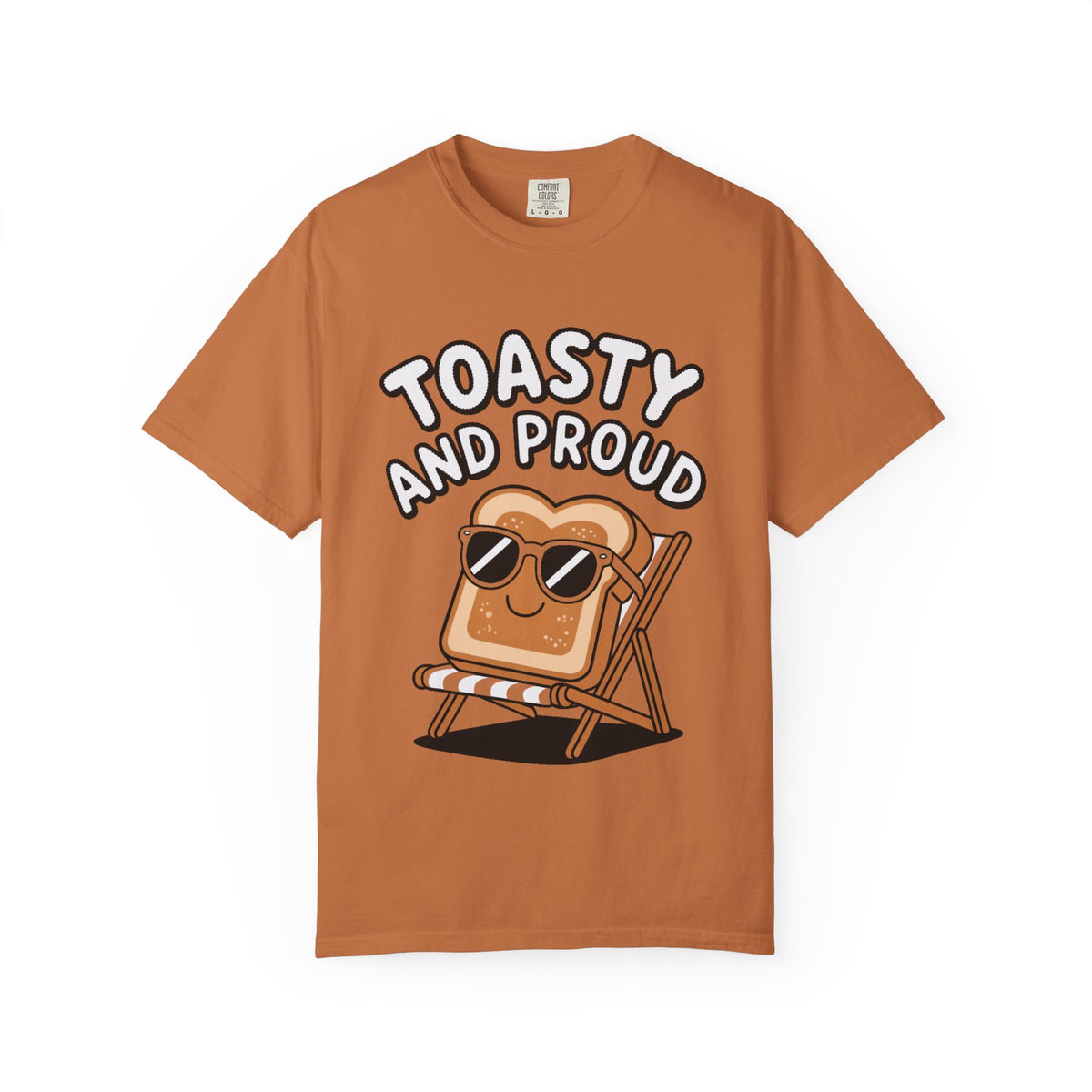 Toasty And Proud Bread Shirt, Funny Toast Sunglasses T-Shirt, Cute Beach Chair Bread Tee, Summer Vacation Gift