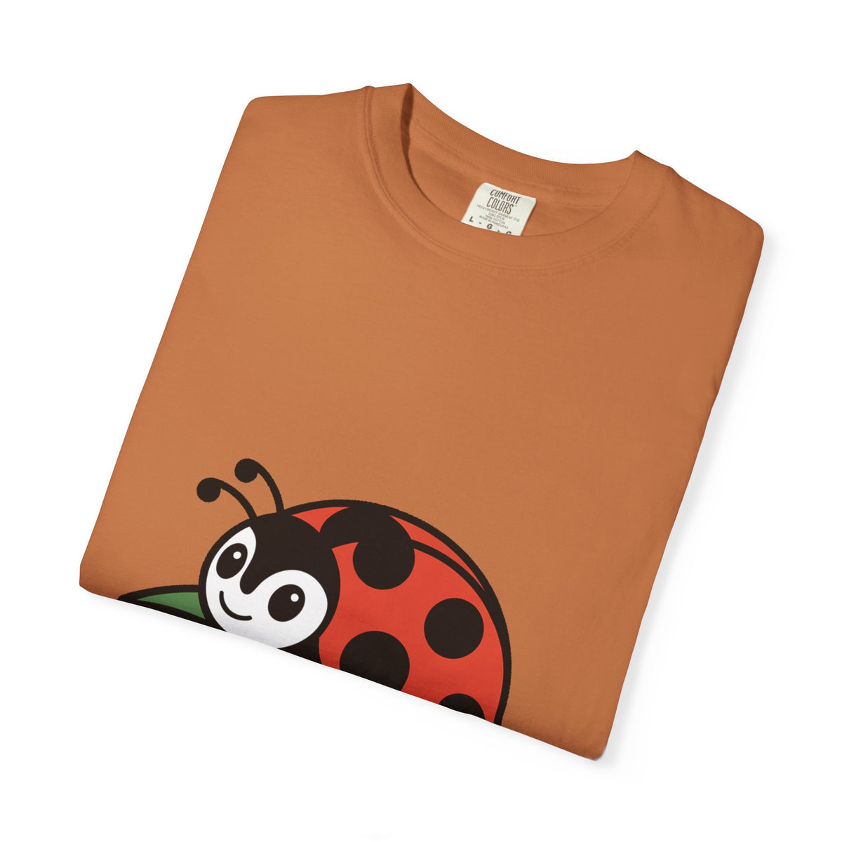 Cute Ladybug T-Shirt, Ladybug On A Leaf Shirt, Garden Bug Lover Gift, Nature Insect Graphic Tee, Kids Ladybug Shirt