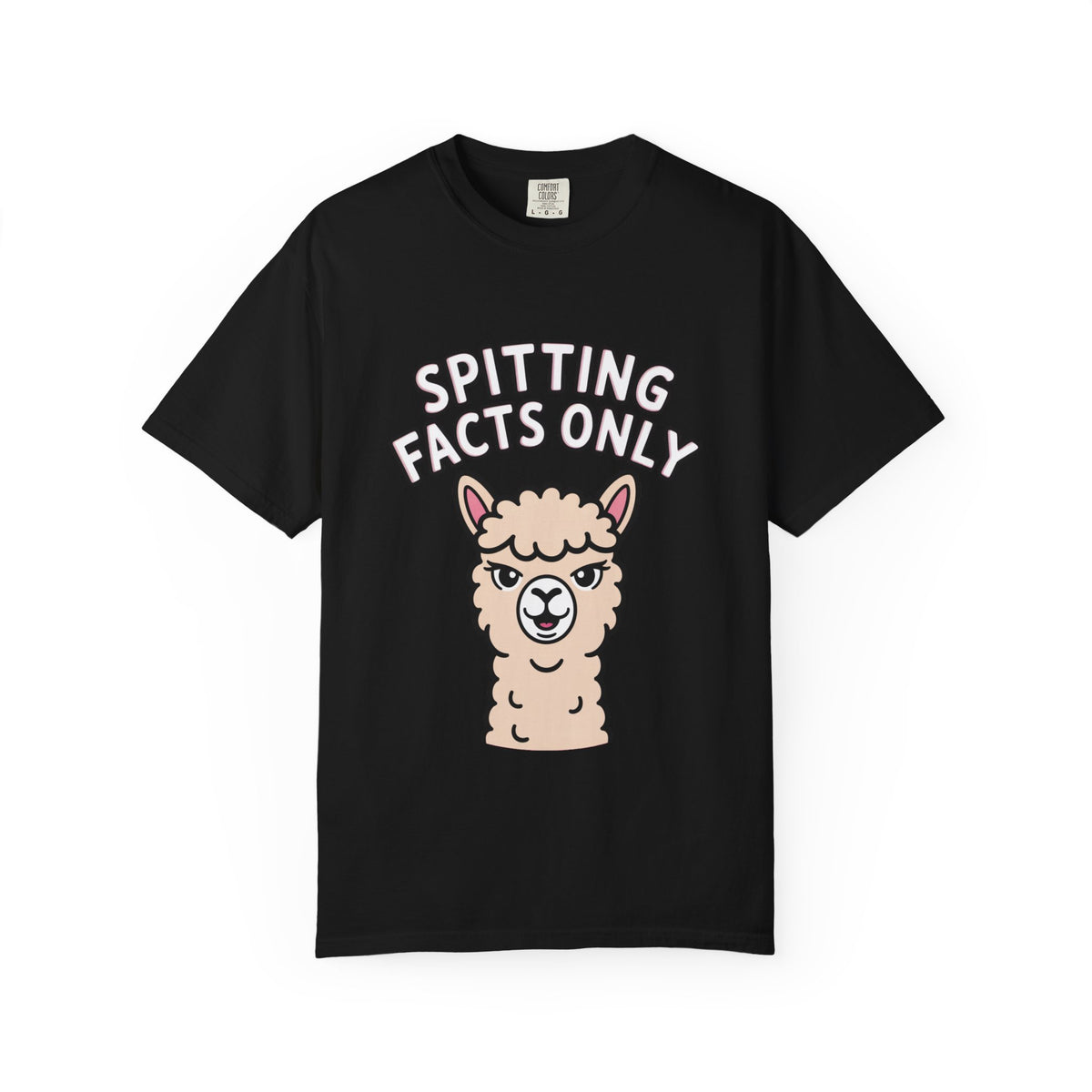 Funny Alpaca Shirt, Spitting Facts Only T-Shirt, Sassy Alpaca Tee, Cute Alpaca Lover Gift, Funny Animal Graphic Shirt