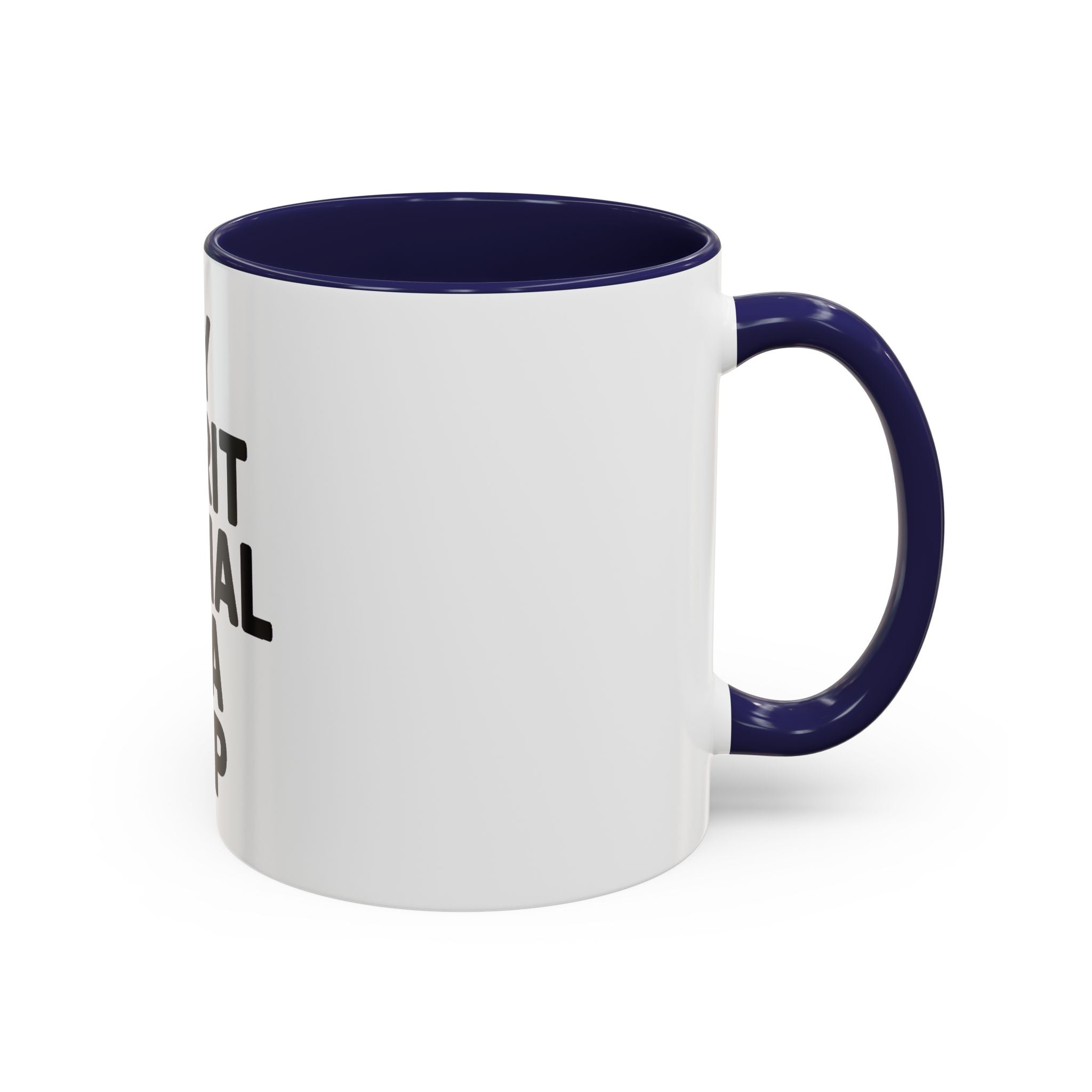 My Spirit Animal Is A Nap Mug, Funny Nap Lover Coffee Cup, Lazy Day Sarcastic Gift, Bold Typography Accent Mug for Coffee or Tea