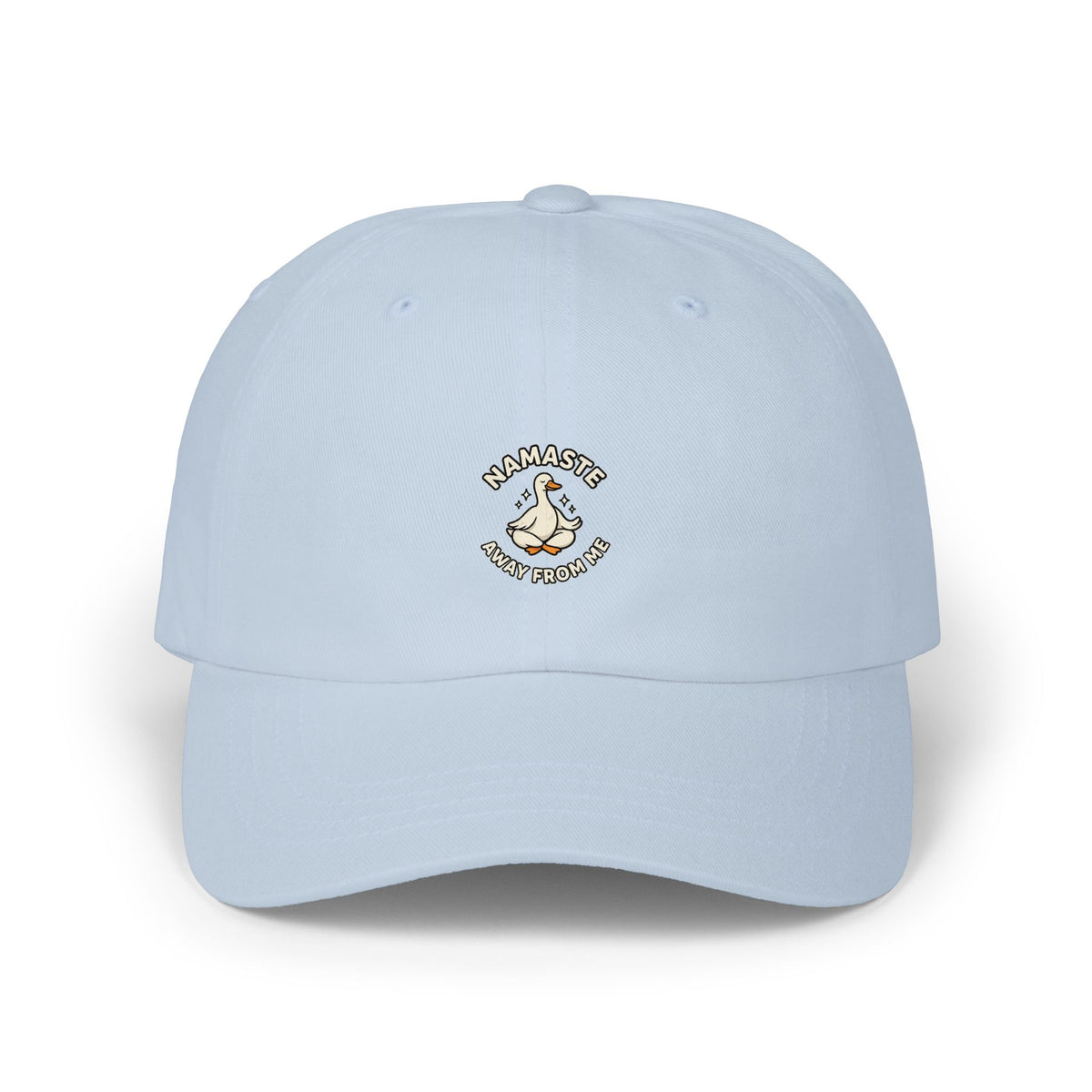 Dad Cap — "Namaste Bitches" Yoga Hand Gesture Embroidered Hat
