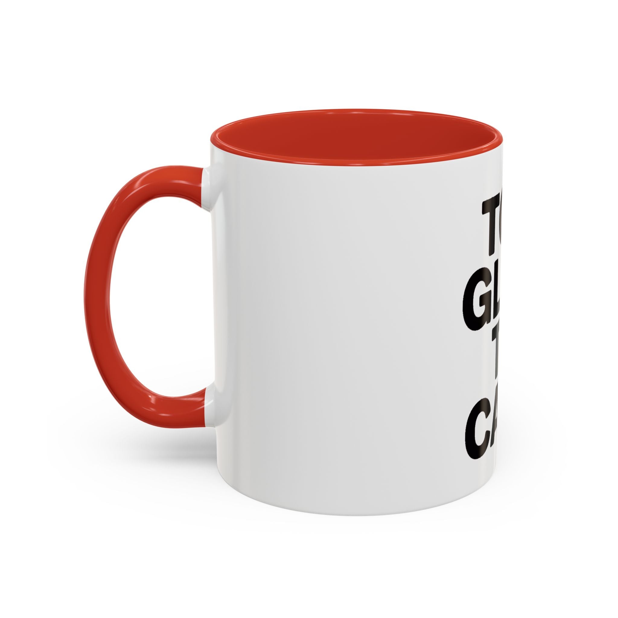 Too Glam To Care Mug, Bold Typography Coffee Mug, Sassy Quote Mug, Funny Gift for Her, Glam Girl Coffee Cup, Trendy Statement Mug