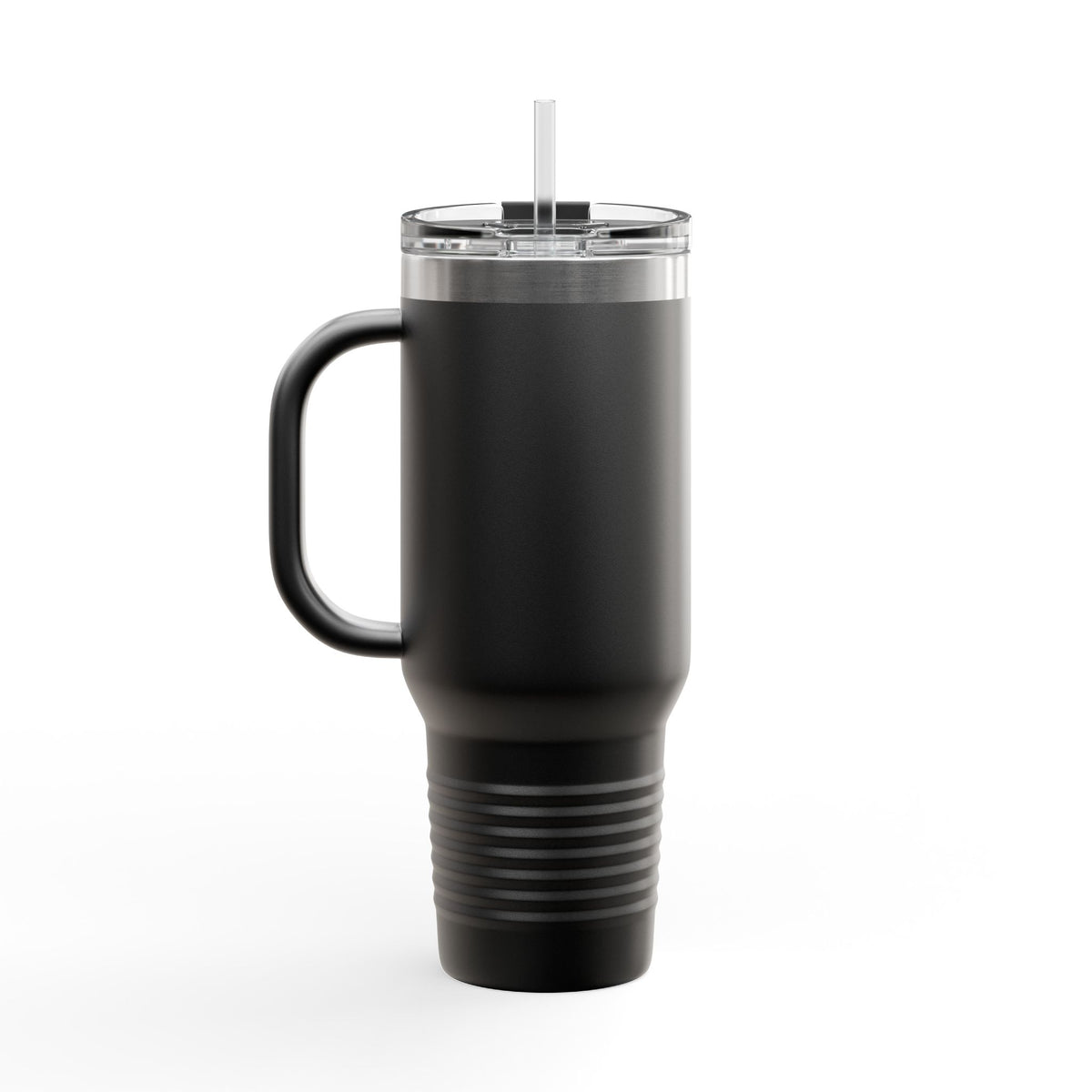 40oz Insulated Travel Mug — "Namaste Away From Me" Yoga Duck Stainless Tumbler