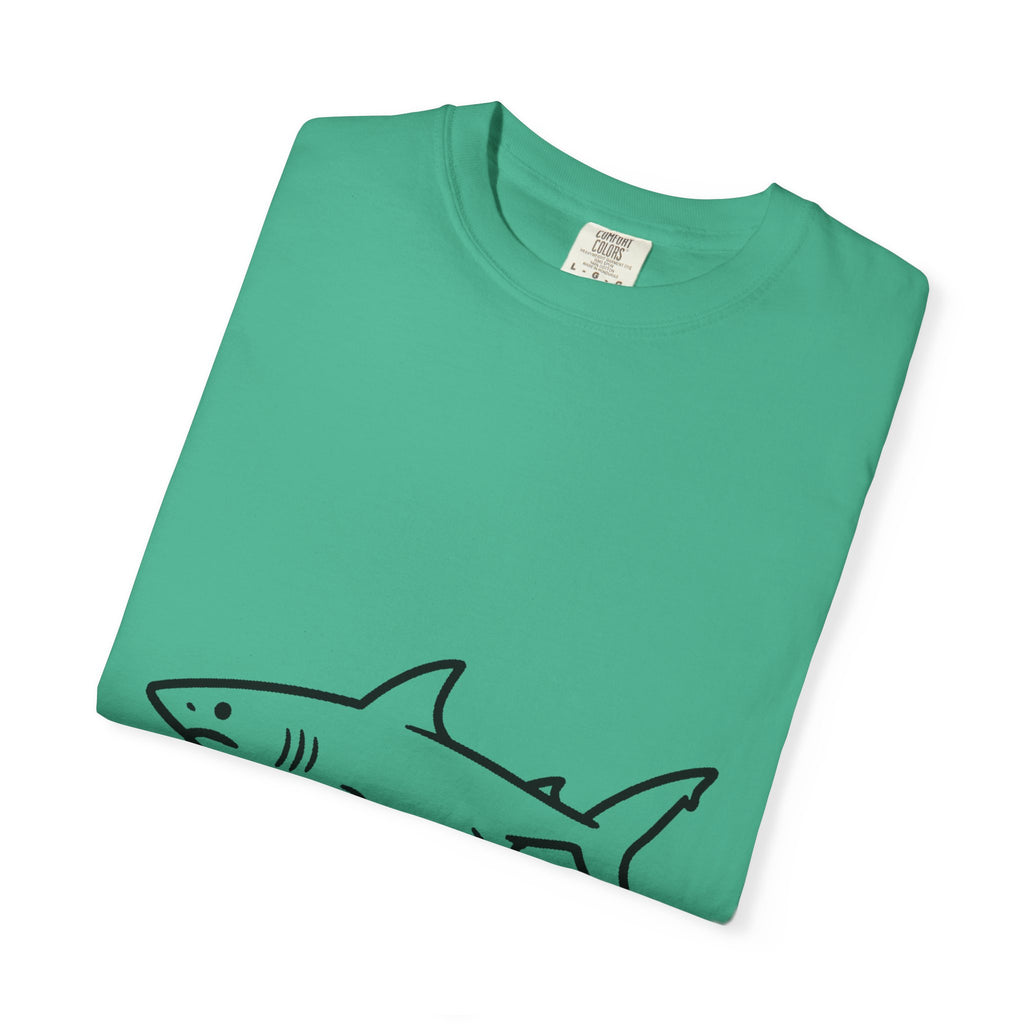Definitely A Shark Diagram Shirt, Funny Deadpan Meme Tee, Sarcastic Textbook Diagram T-Shirt, Shark Lover Gift