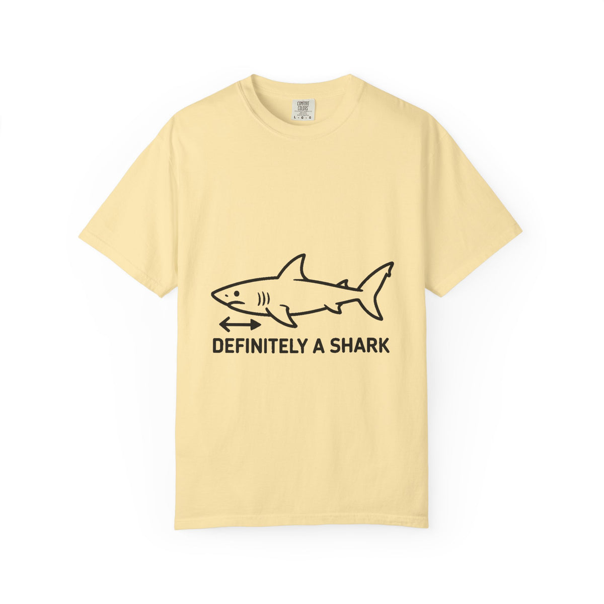 Definitely A Shark Diagram Shirt, Funny Deadpan Meme Tee, Sarcastic Textbook Diagram T-Shirt, Shark Lover Gift