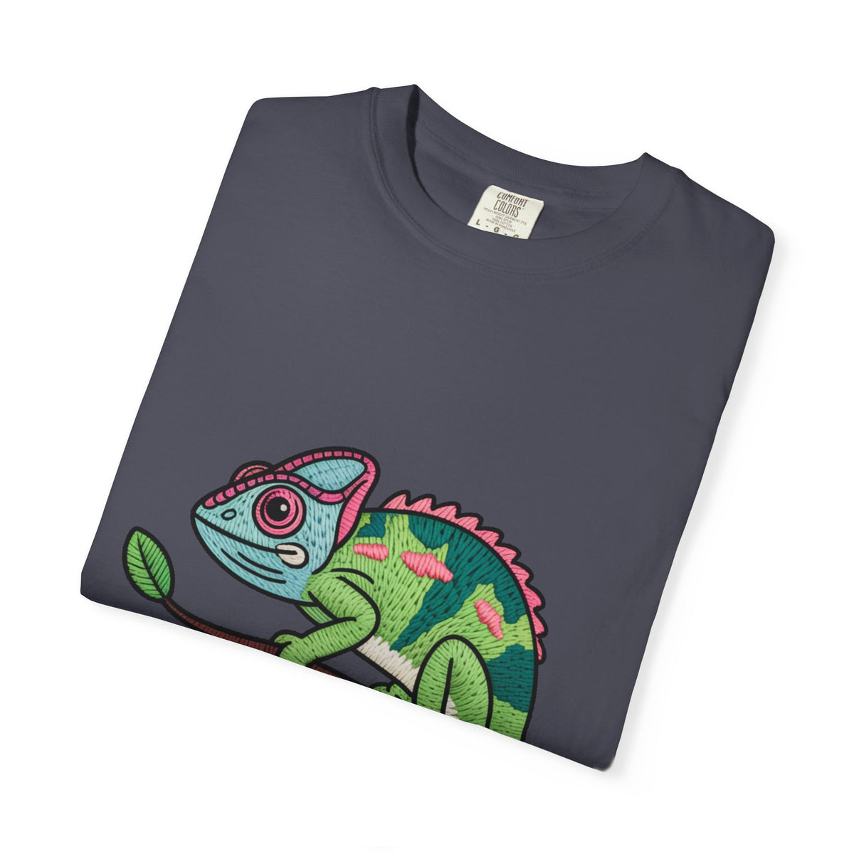 Cute Chameleon Shirt, Chameleon On A Branch T-Shirt, Cartoon Reptile Lover Gift, Funny Chameleon Tee