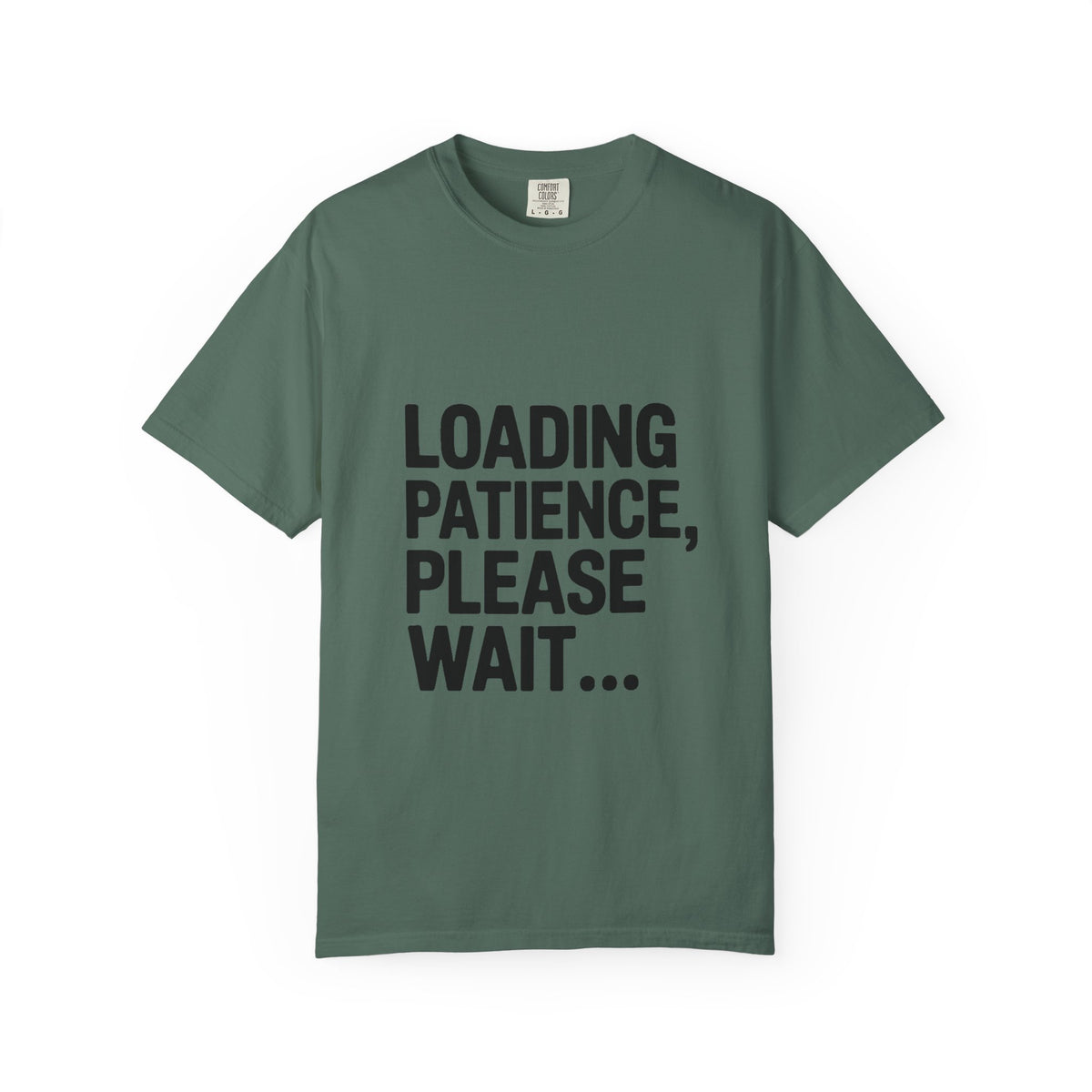 Loading Patience Please Wait T-Shirt, Funny Sarcastic Quote Tee, Minimalist Typography Shirt, Gift for Introvert