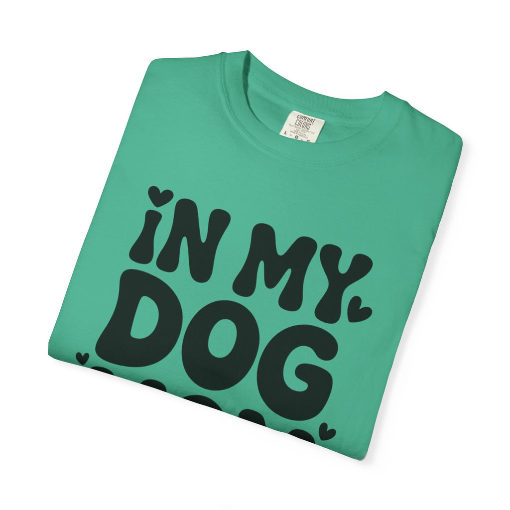 In My Dog Mom Era Shirt, Trendy Dog Mom T-Shirt, Funny Dog Lover Gift, Bold Typography Tee for Women, Cute Paw Print Heart Shirt