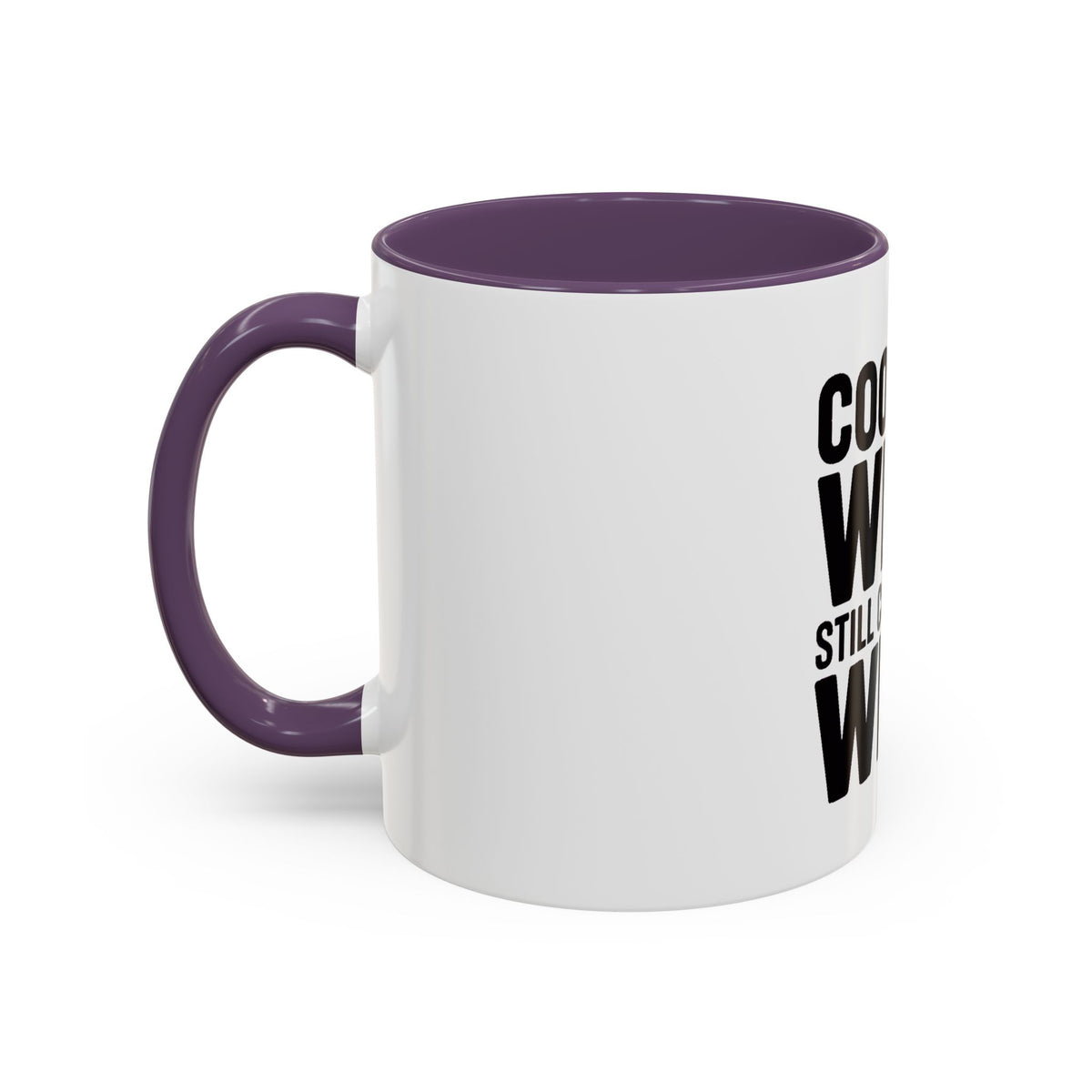 Cooking Wine Still Counts Mug, Funny Wine Lover Gift, Sarcastic Kitchen Mug, Bold Typography Coffee Cup, Gift for Wine Mom