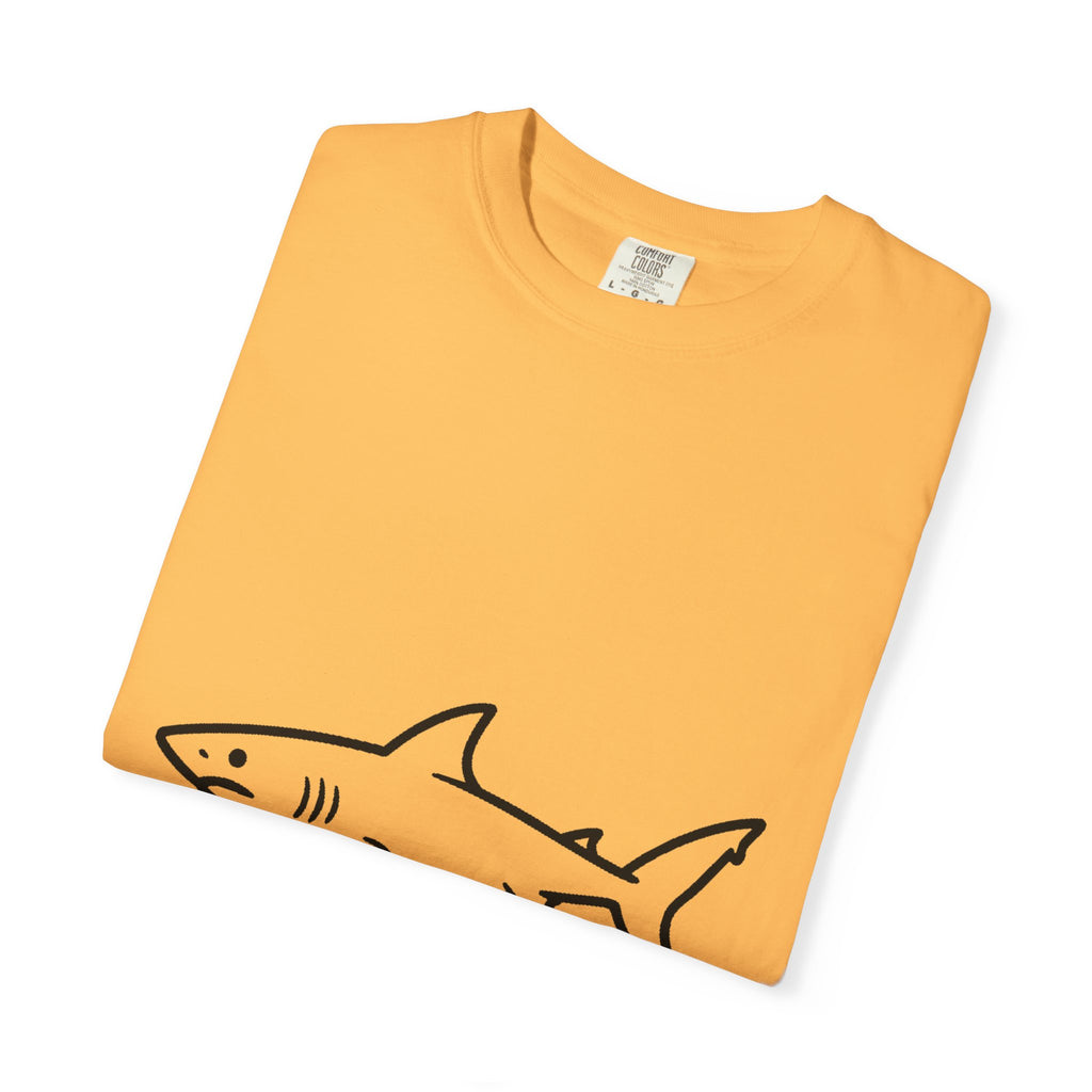 Definitely A Shark Diagram Shirt, Funny Deadpan Meme Tee, Sarcastic Textbook Diagram T-Shirt, Shark Lover Gift
