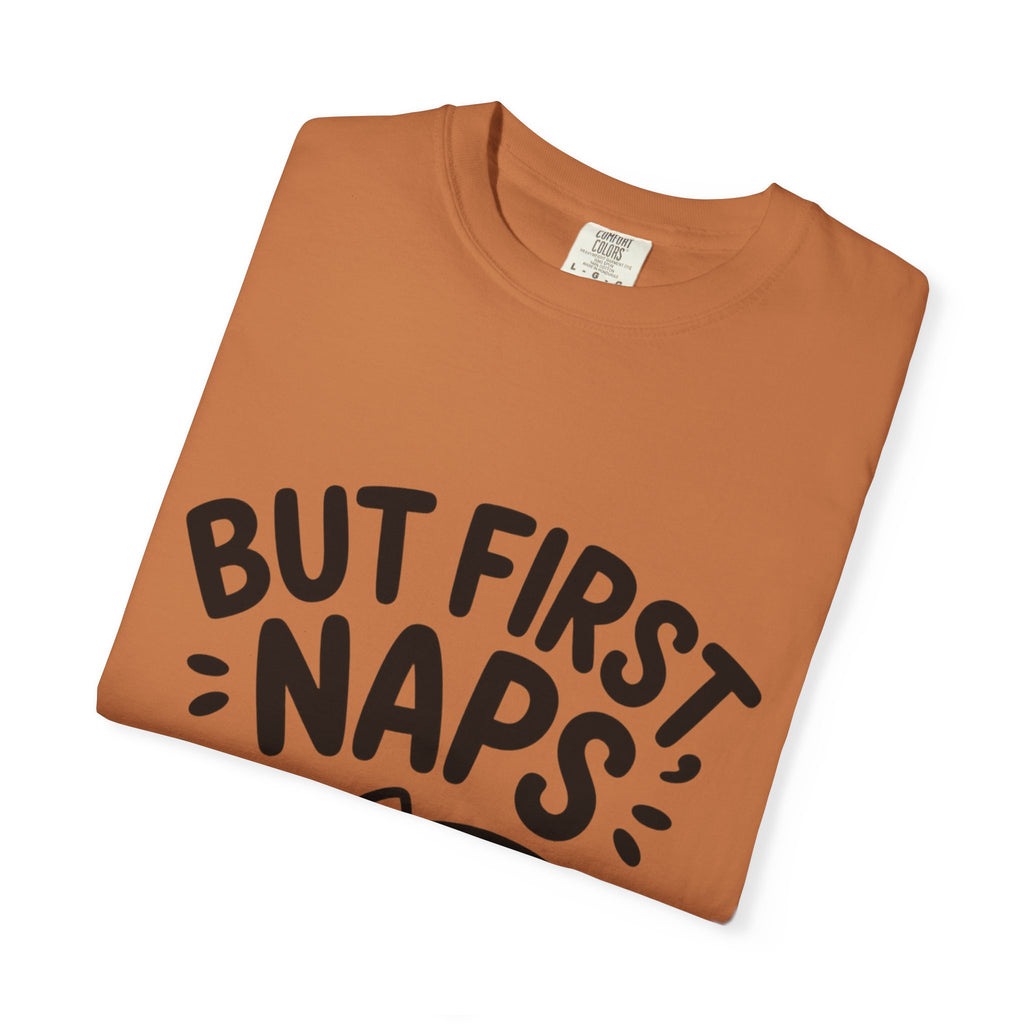 But First Naps Cat Shirt, Funny Sleepy Cat T-Shirt, Cute Napping Kitten Tee, Cat Lover Gift, Nap Lover Shirt