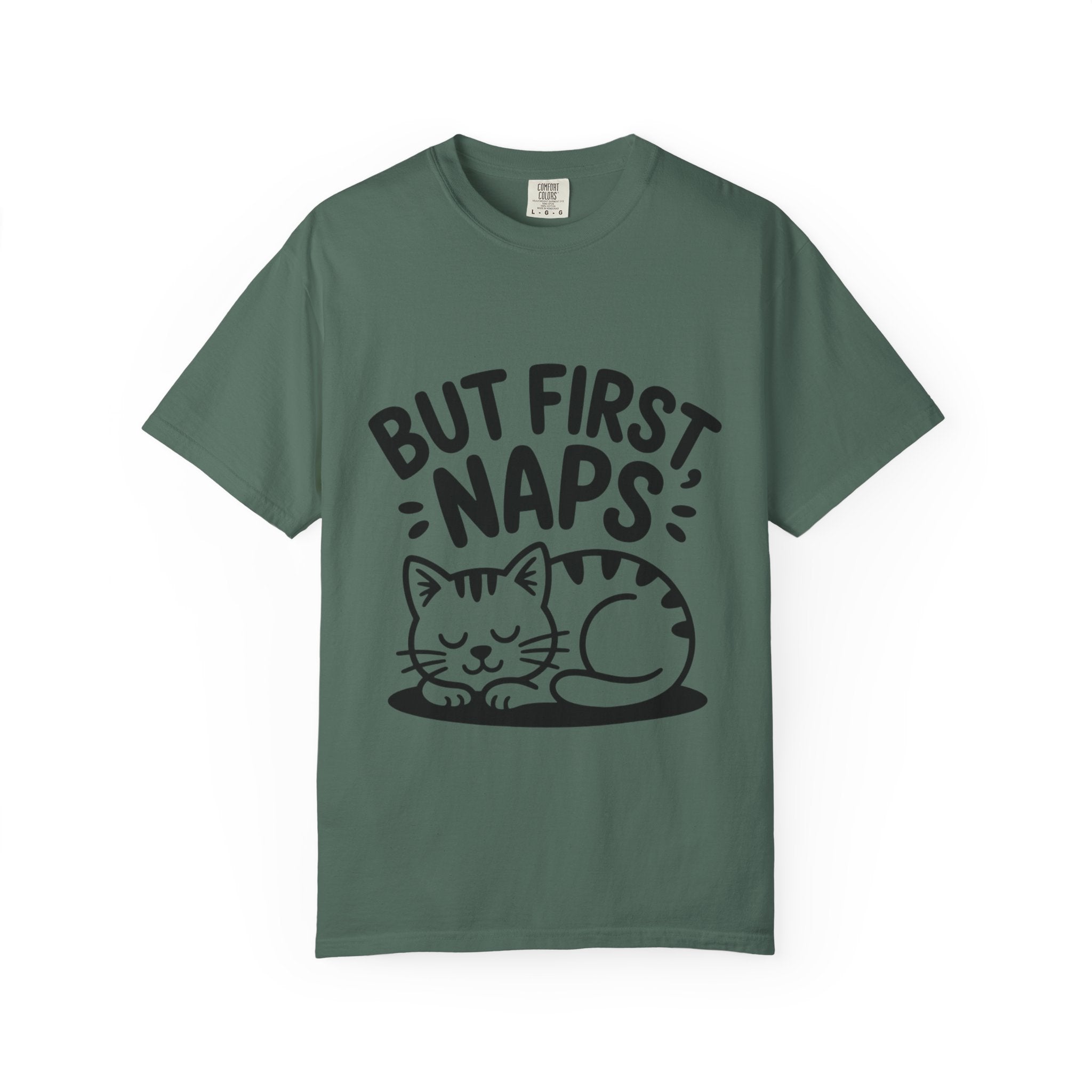But First Naps Cat Shirt, Funny Sleepy Cat T-Shirt, Cute Napping Kitten Tee, Cat Lover Gift, Nap Lover Shirt