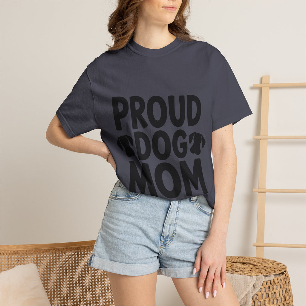 Proud Dog Mom Shirt, Dog Lover T-Shirt, Cute Dog Mom Gift, Dog Mama Tee, Funny Dog Owner Shirt for Women