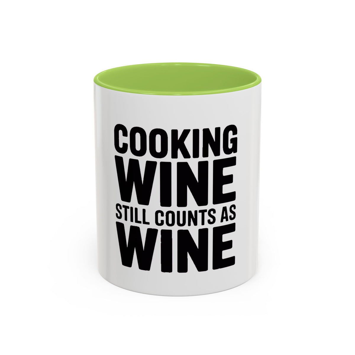 Cooking Wine Still Counts Mug, Funny Wine Lover Gift, Sarcastic Kitchen Mug, Bold Typography Coffee Cup, Gift for Wine Mom