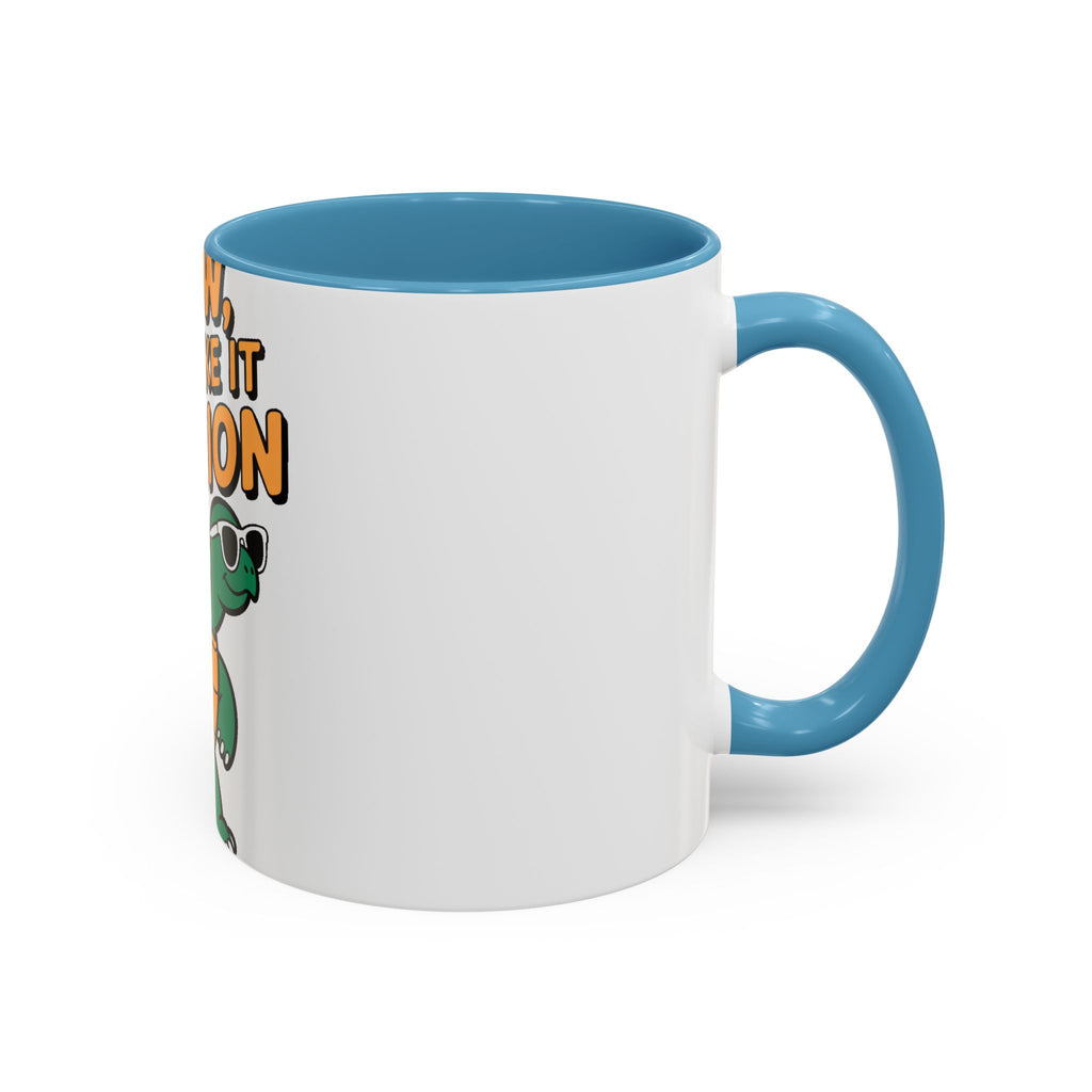 Slow But Fashion Turtle Mug, Funny Sunglasses Turtle Coffee Cup, Cute Turtle Lover Gift, Sassy Animal Mug for Coffee Tea Lovers