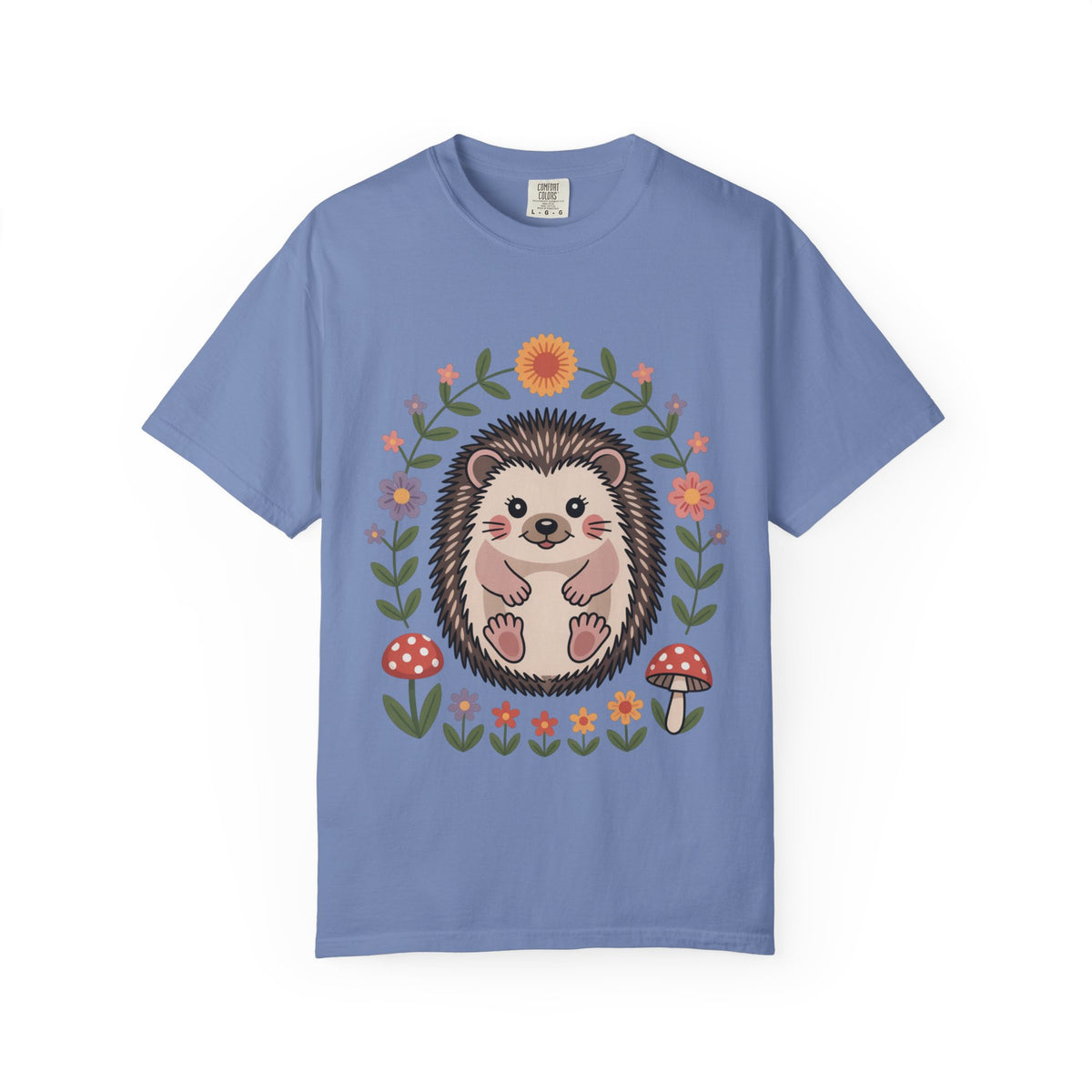 Floral Hedgehog T-Shirt