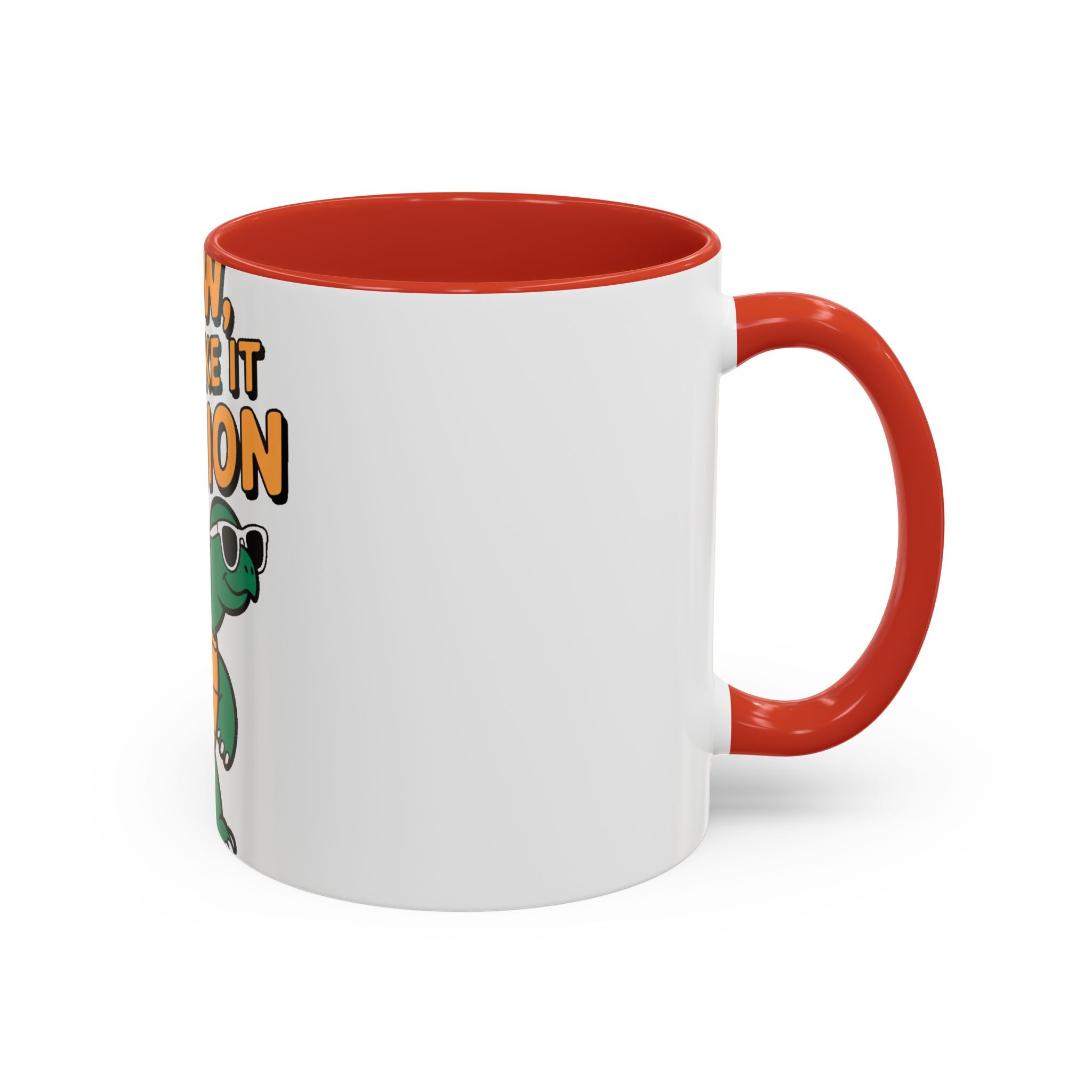 Slow But Fashion Turtle Mug, Funny Sunglasses Turtle Coffee Cup, Cute Turtle Lover Gift, Sassy Animal Mug for Coffee Tea Lovers