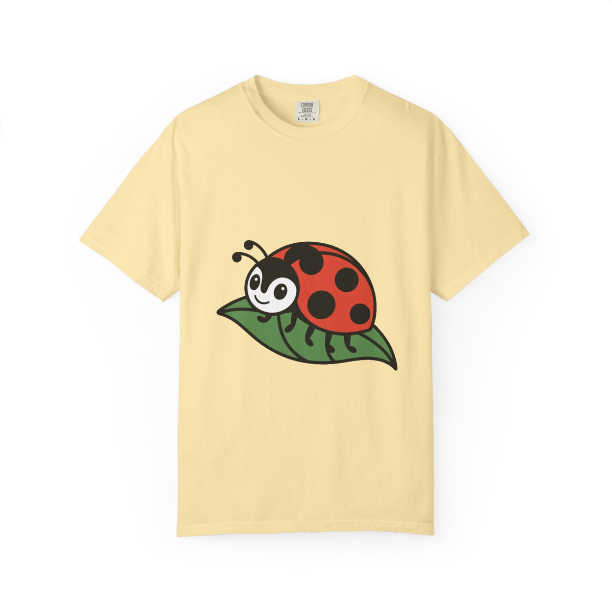 Cute Ladybug T-Shirt, Ladybug On A Leaf Shirt, Garden Bug Lover Gift, Nature Insect Graphic Tee, Kids Ladybug Shirt